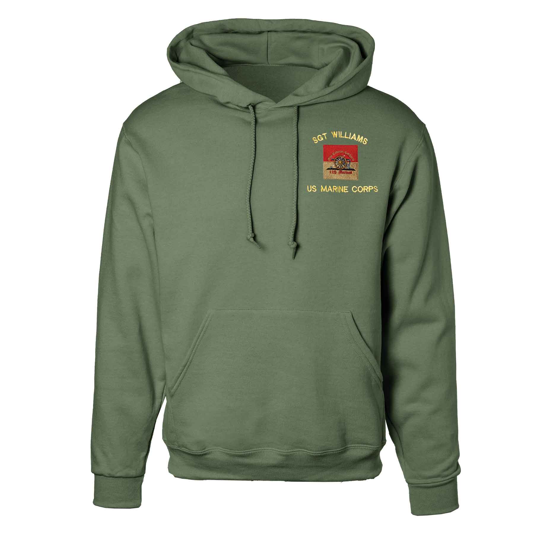 11th Marines Regimental Embroidered Hoodie - Image 4