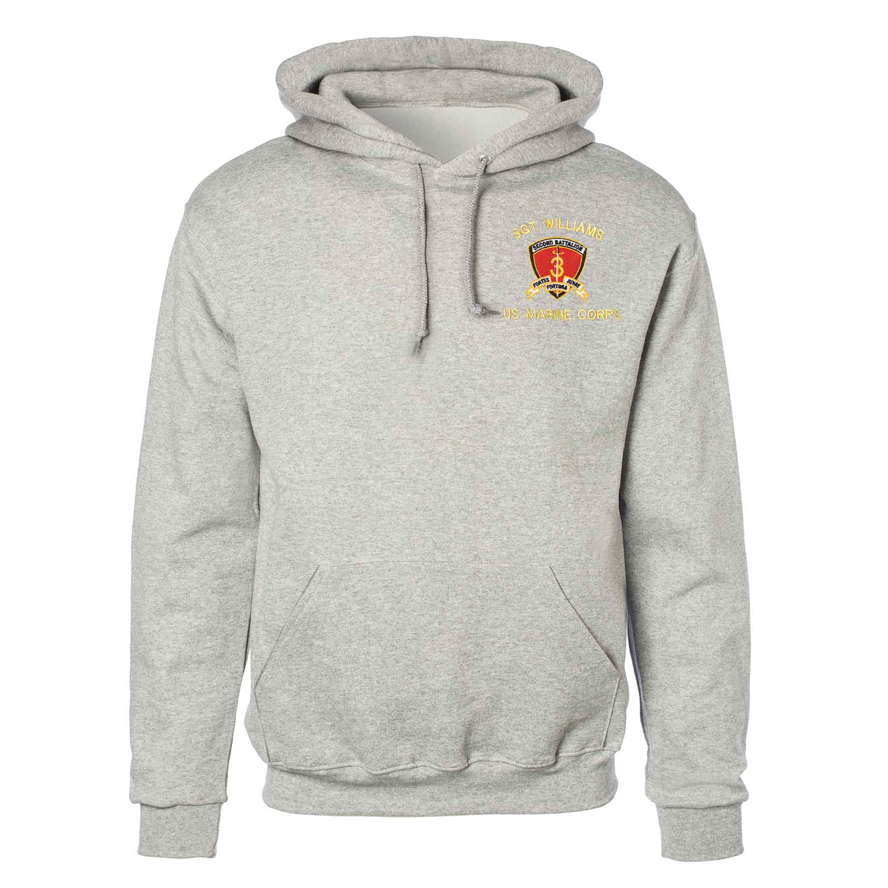 2nd Battalion 3rd Marines Embroidered Hoodie - Image 2