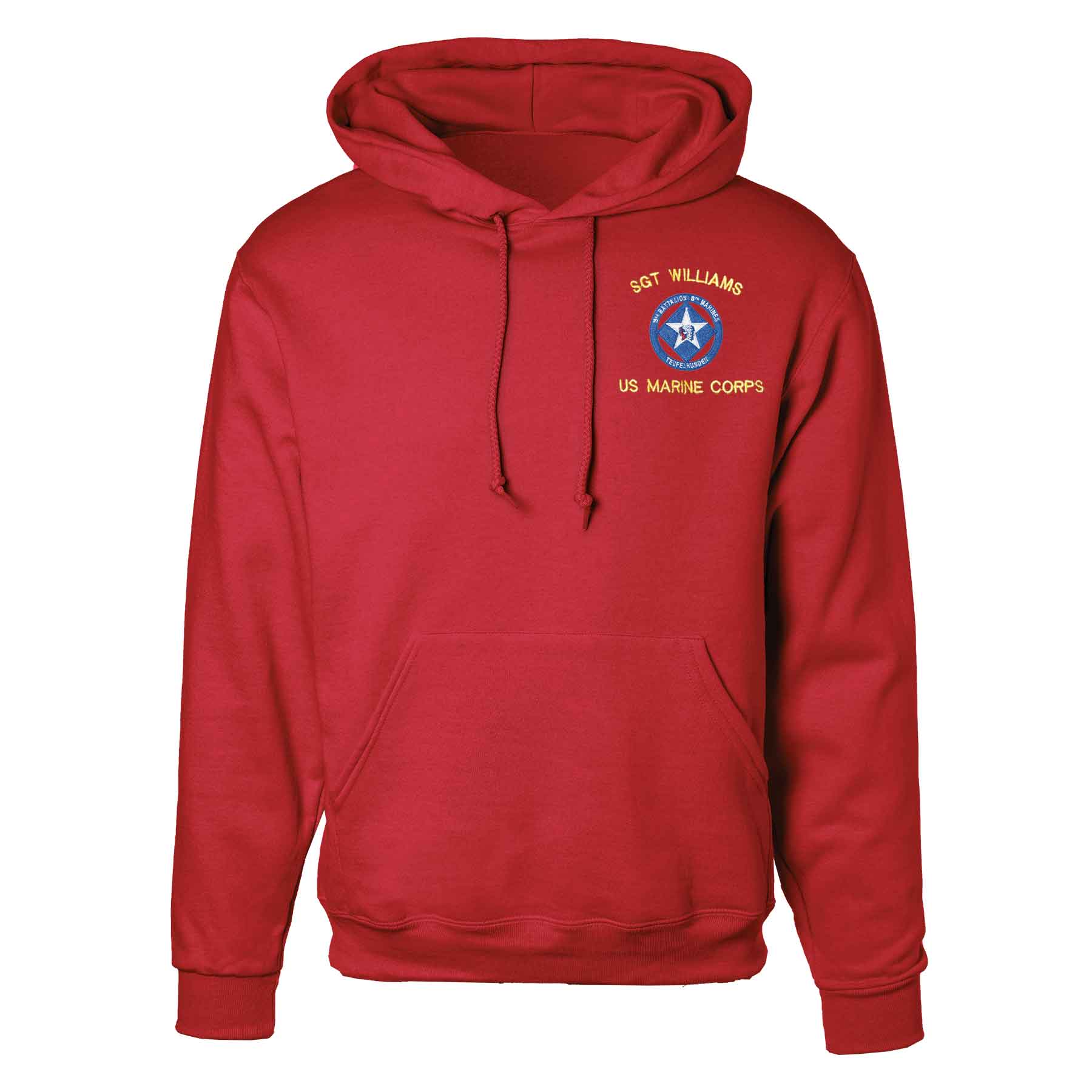 3rd Battalion 6th Marines Embroidered Hoodie - Image 5