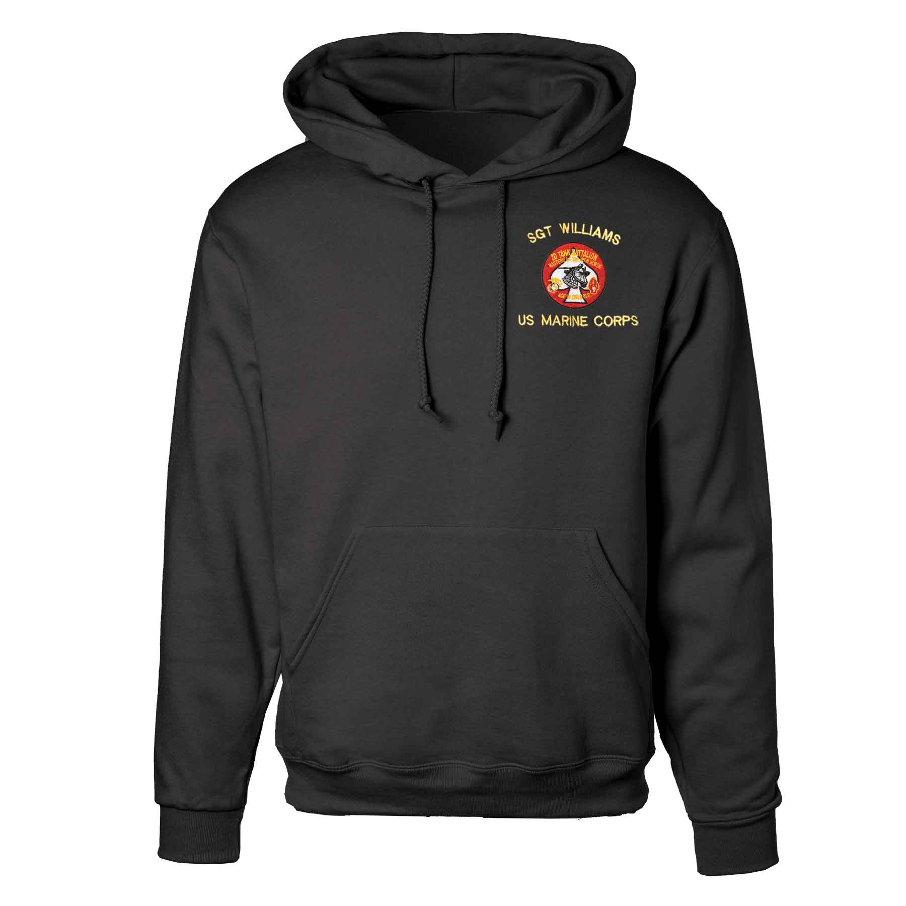2nd Tank Battalion Embroidered Hoodie