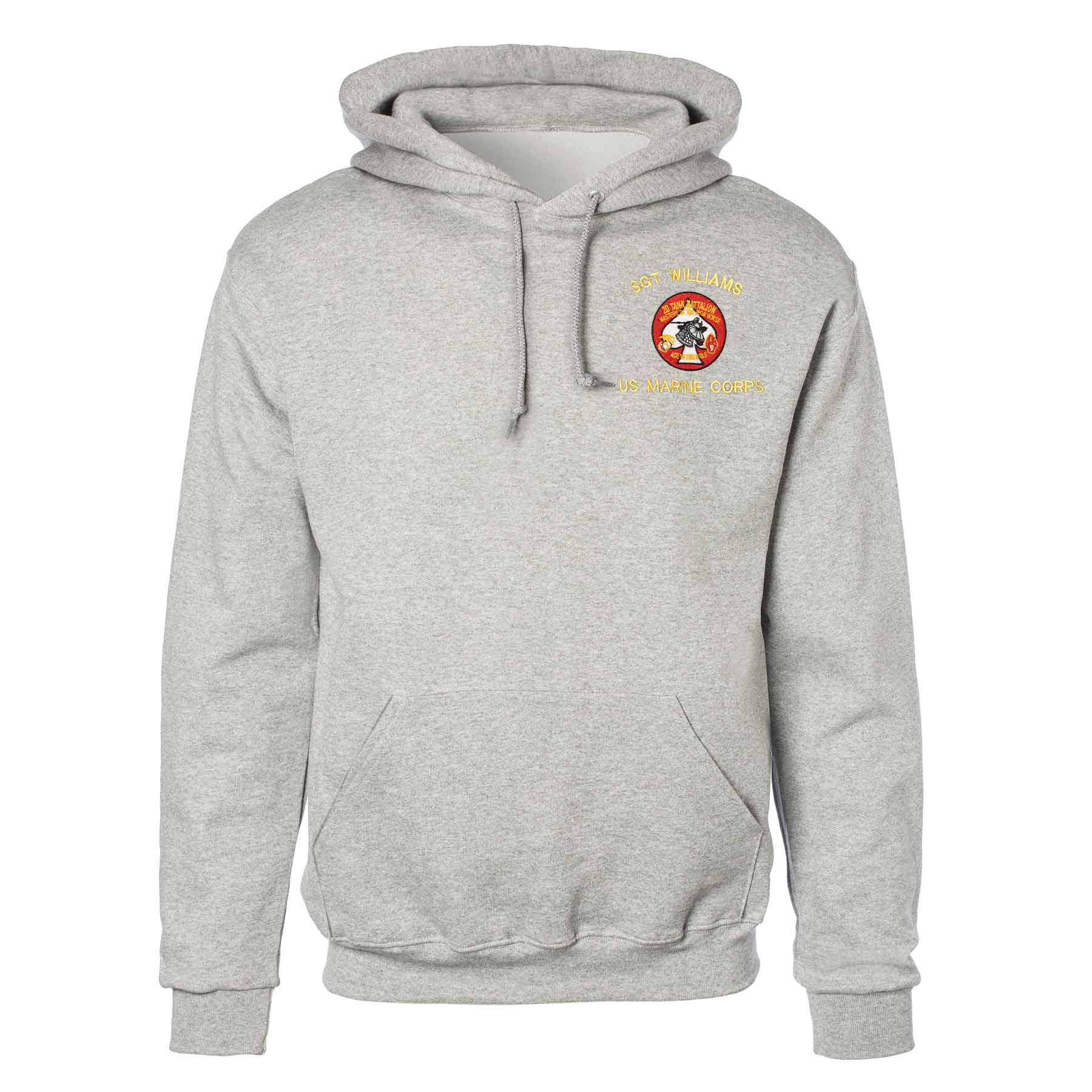 2nd Tank Battalion Embroidered Hoodie - Image 2