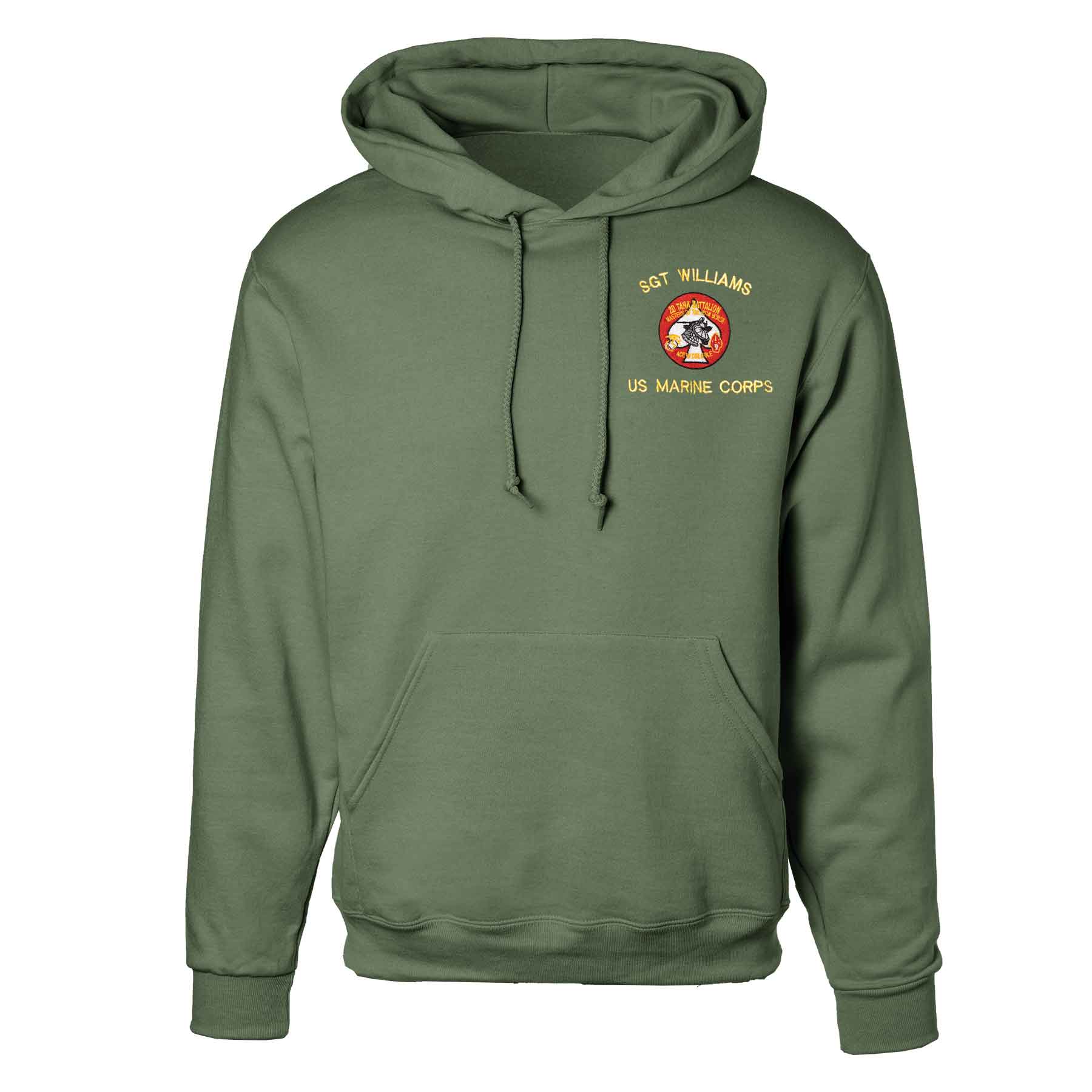 2nd Tank Battalion Embroidered Hoodie - Image 4