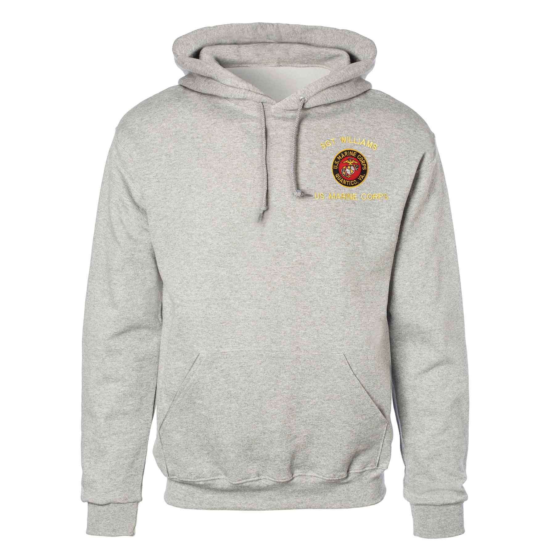 Quantico Virginia Embroidered Hoodie - Image 2