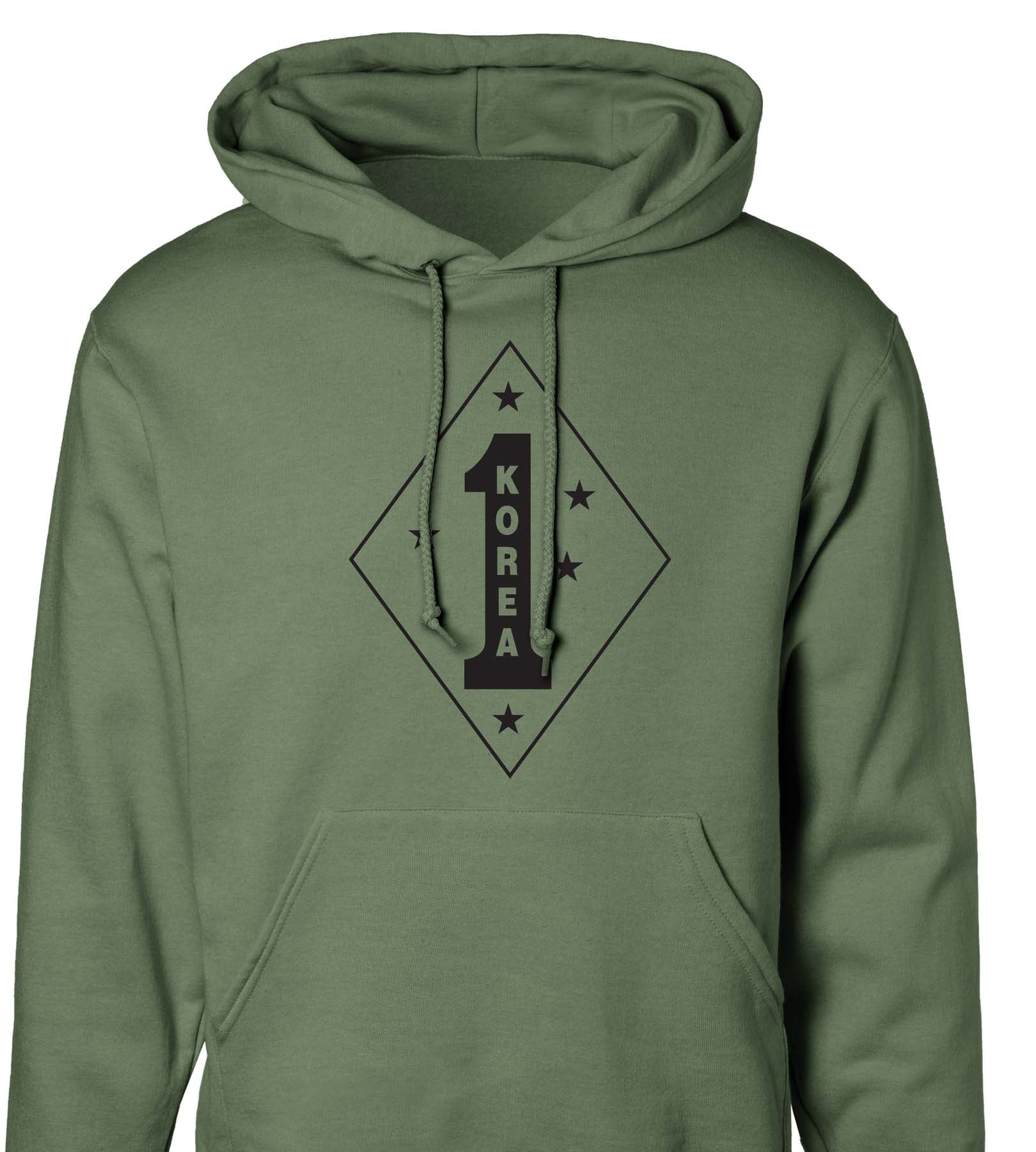 Korea - 1st Marine Division Hoodie - Image 3
