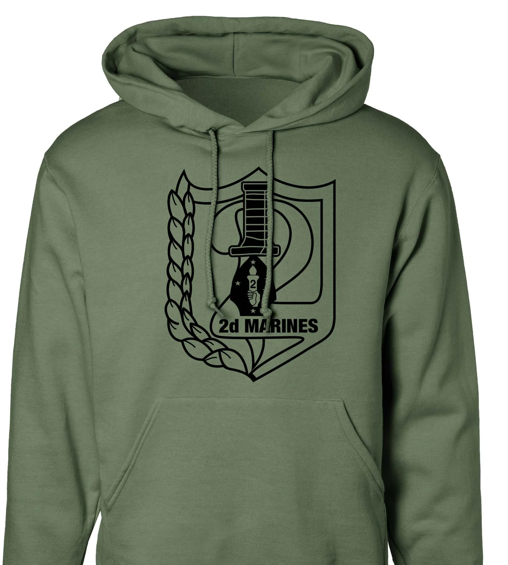2nd Marines Regimental Hoodie - Image 3