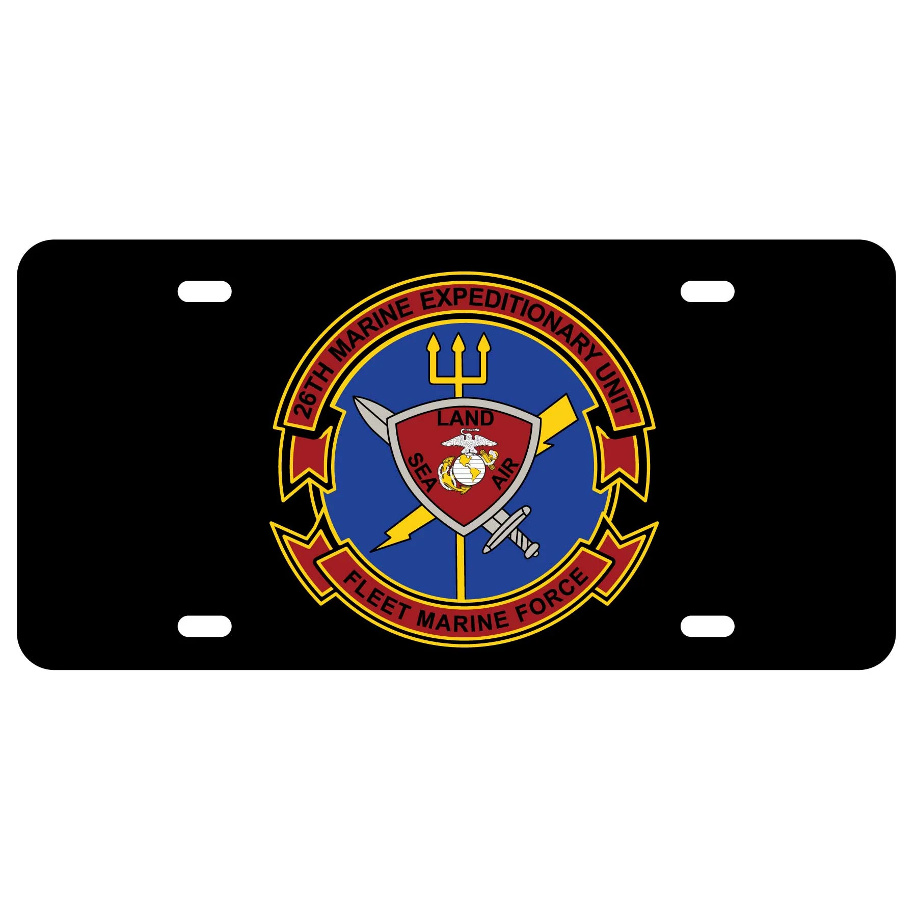 26th Marines Expeditionary Unit FMF License Plate