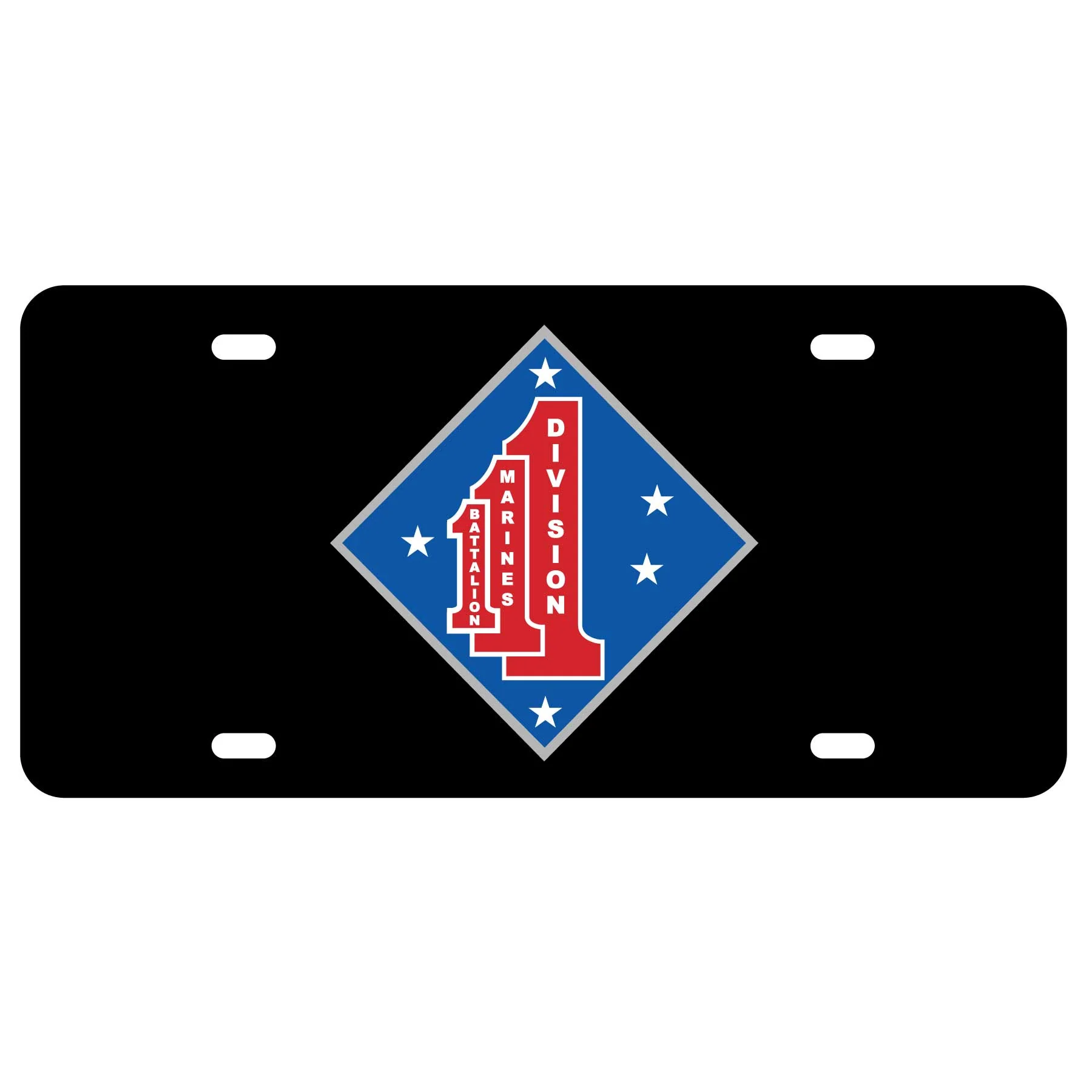 1st Battalion 1st Marines License Plate
