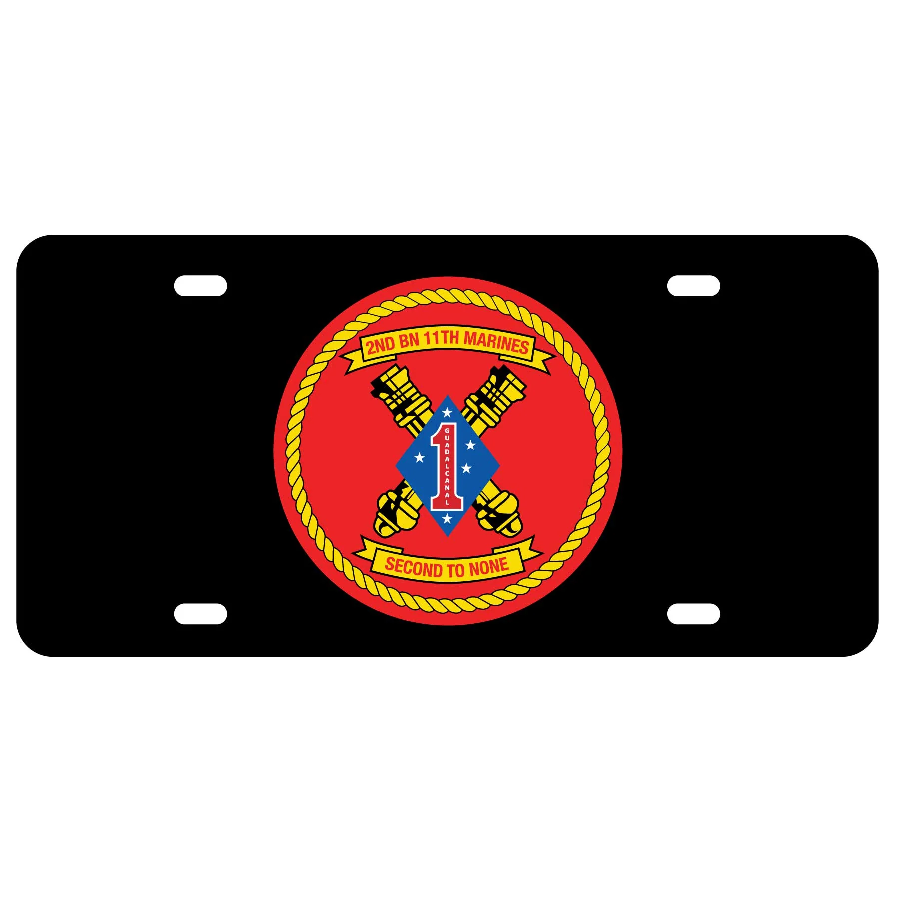 2nd Battalion 11th Marines License Plate