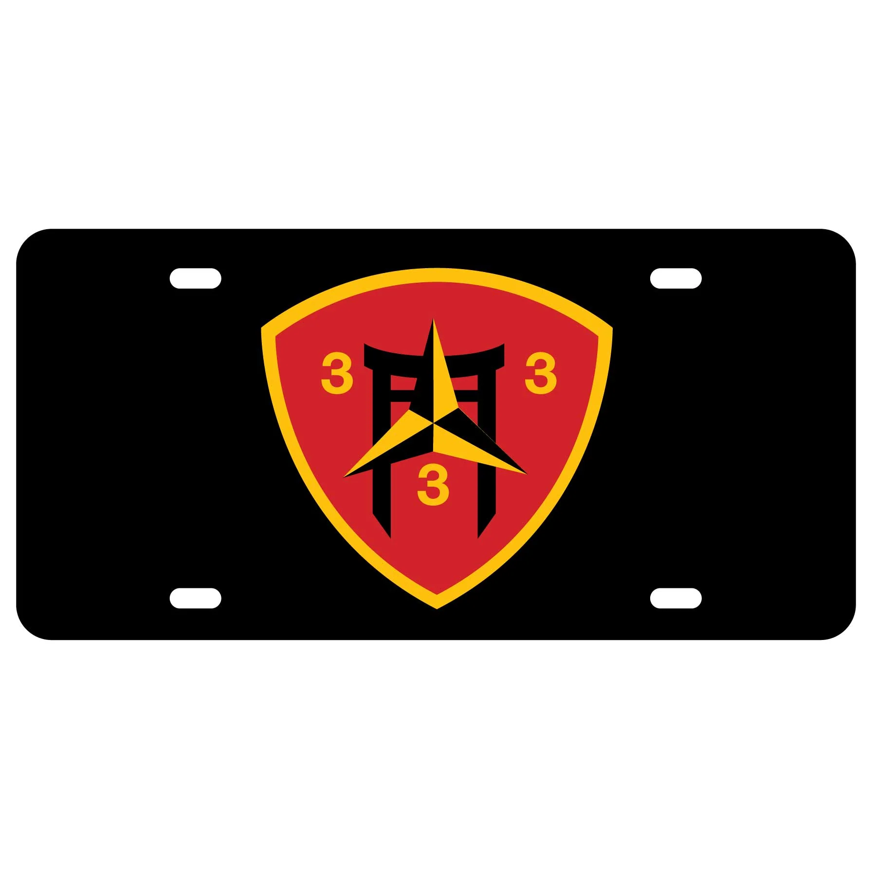 3rd Battalion 3rd Marines License Plate