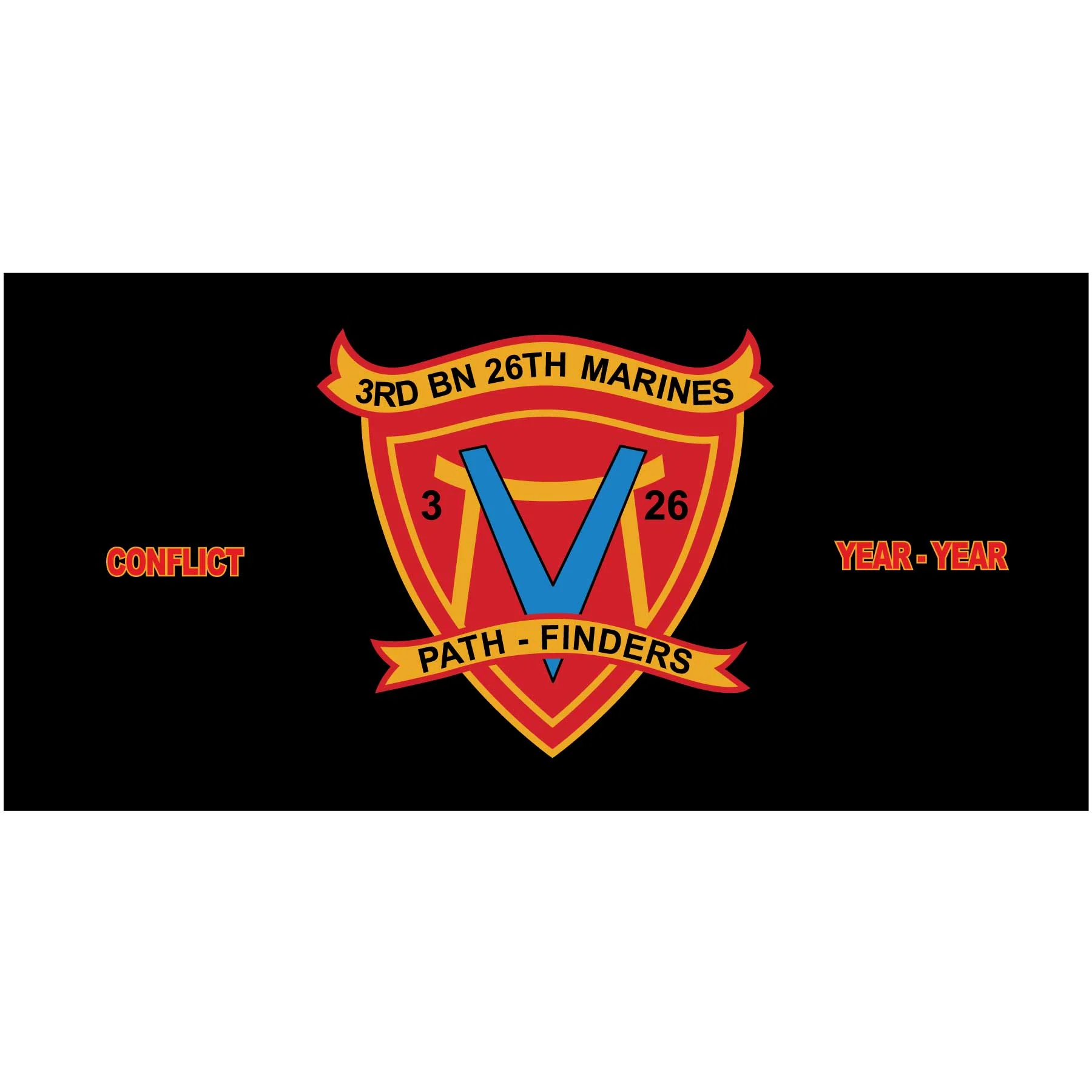 3rd Battalion 26th Marines License Plate - Image 2