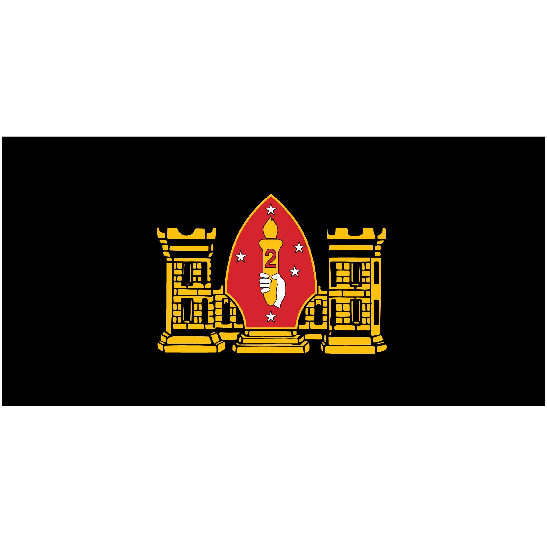 2nd Engineer Battalion License Plate