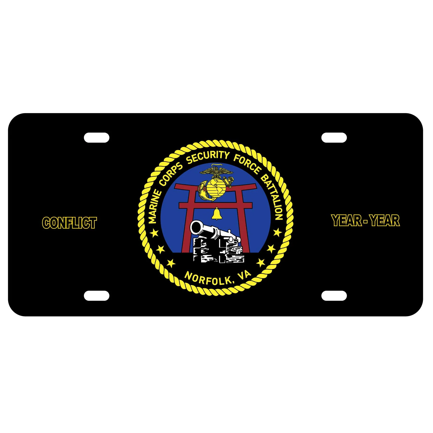 Marine Corps Security Force Battalion License Plate - Image 2