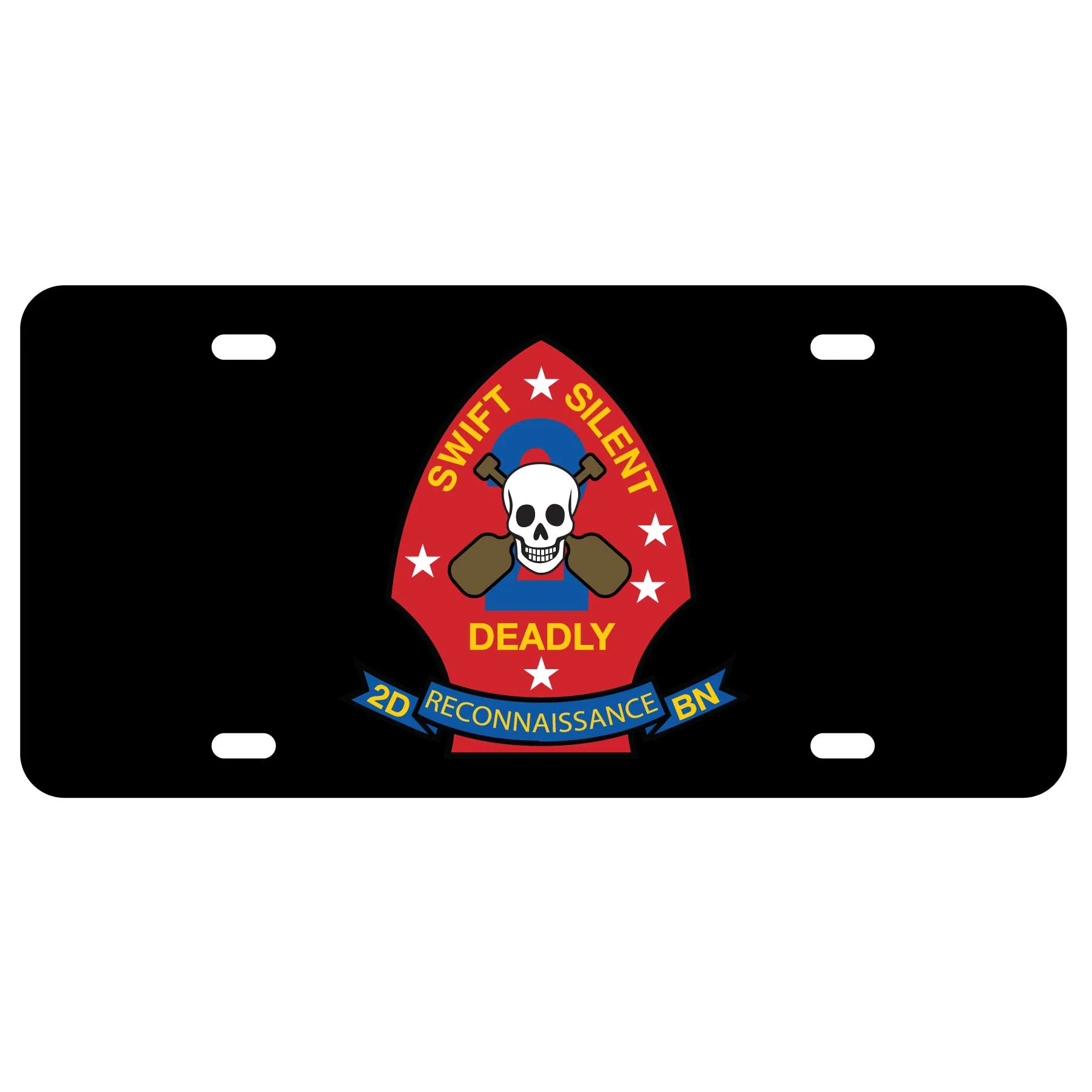 2nd Reconnaissance Battalion License Plate