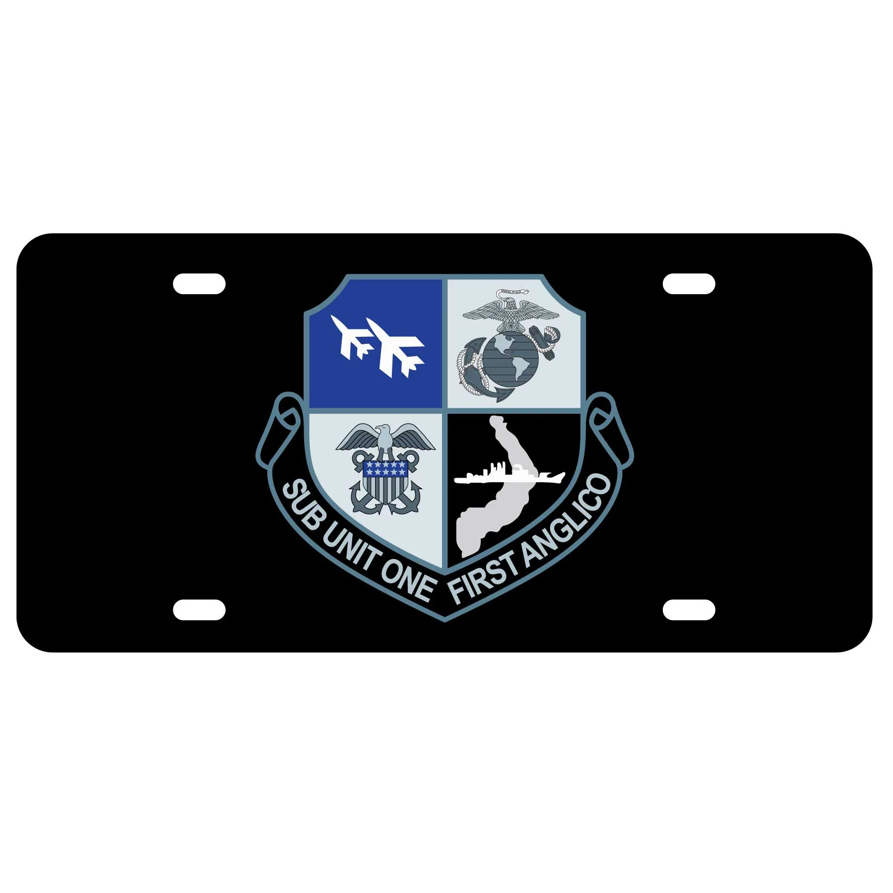 SU-1 1st Anglico License Plate