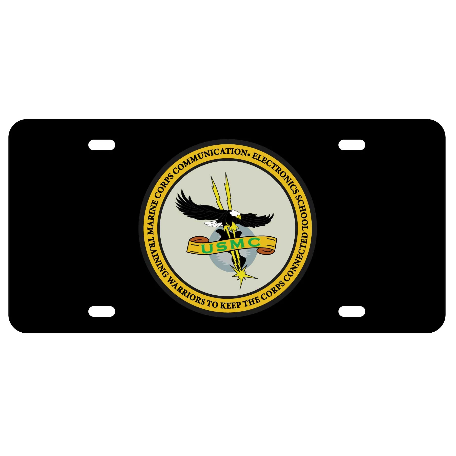 MCCES (Marine Corps Communications Electronics School) License Plate