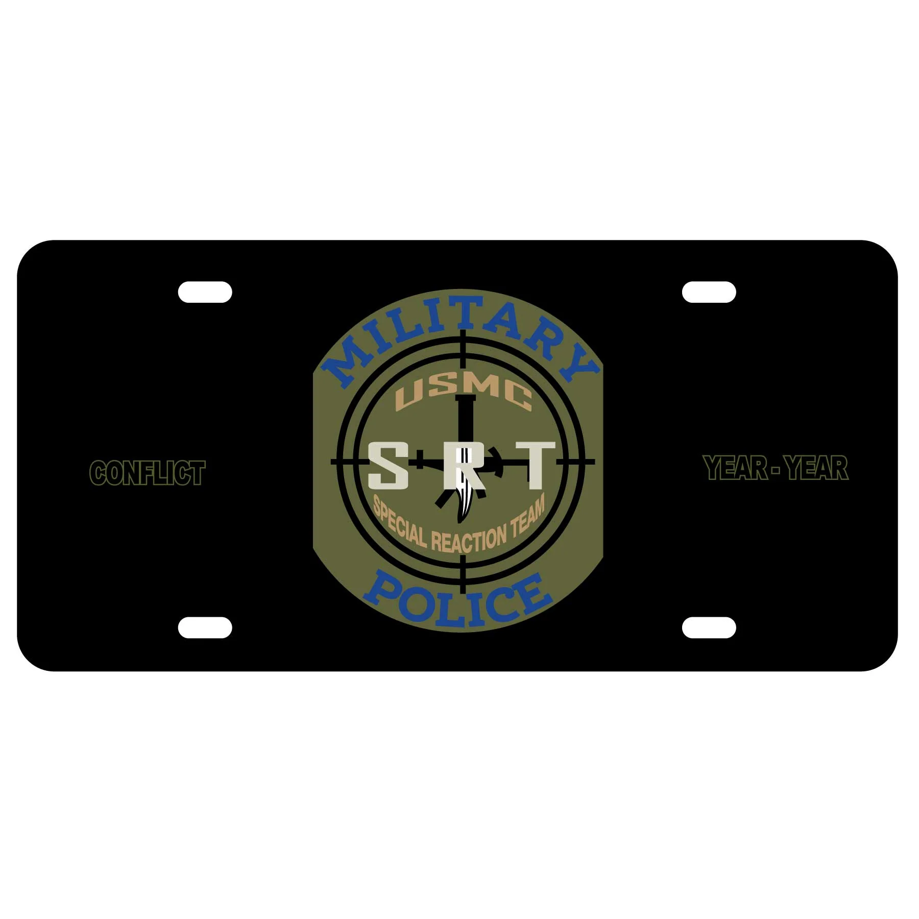 MC Police SRT License Plate - Image 2