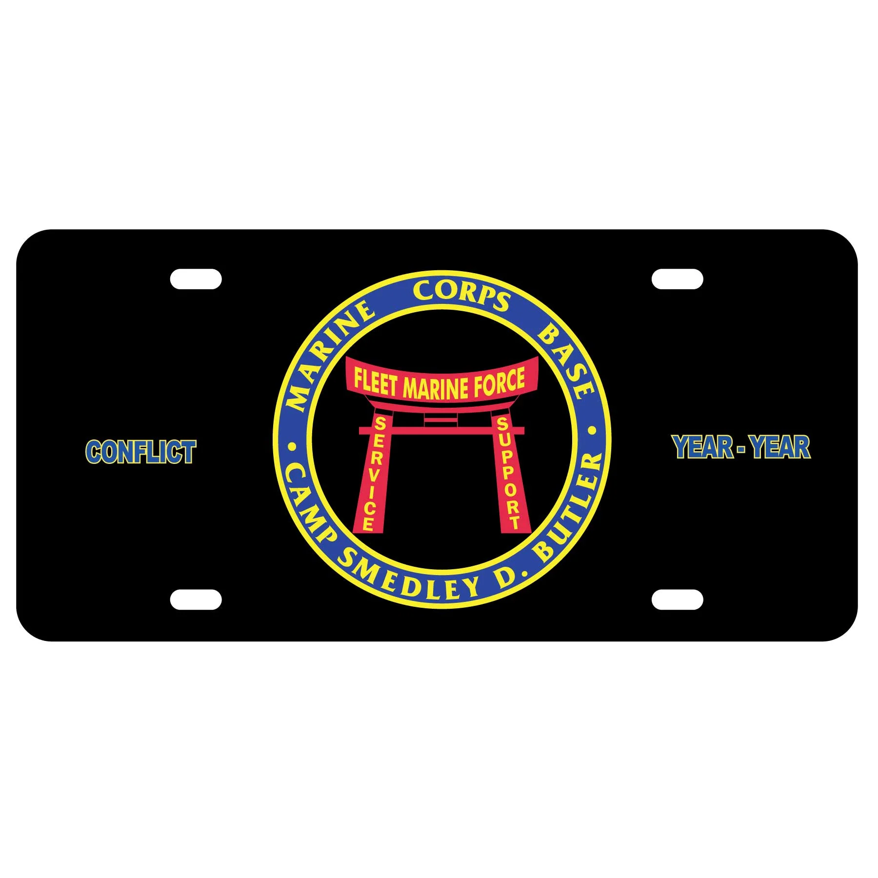 Marine Corps Base Okinawa License Plate - Image 2