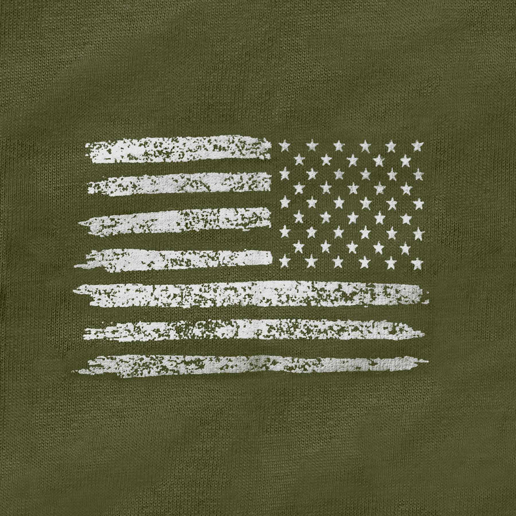 Distressed Flag Long Sleeve T-shirt - Image 5