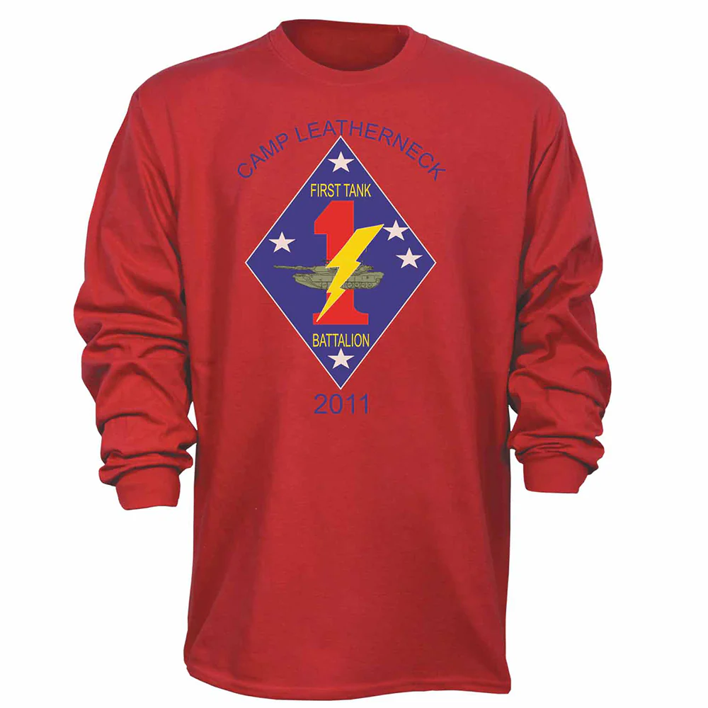 1st Tank Battalion  Long Sleeve T-Shirt - Image 3