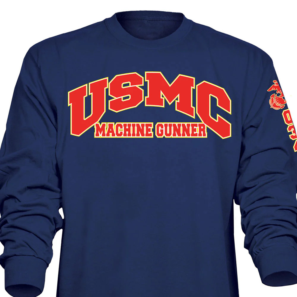 USMC MOS Long Sleeve T-Shirt - Image 3