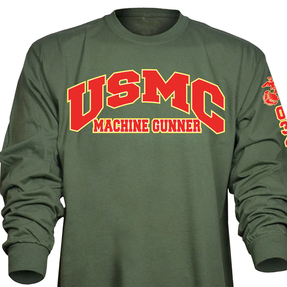 USMC MOS Long Sleeve T-Shirt - Image 4
