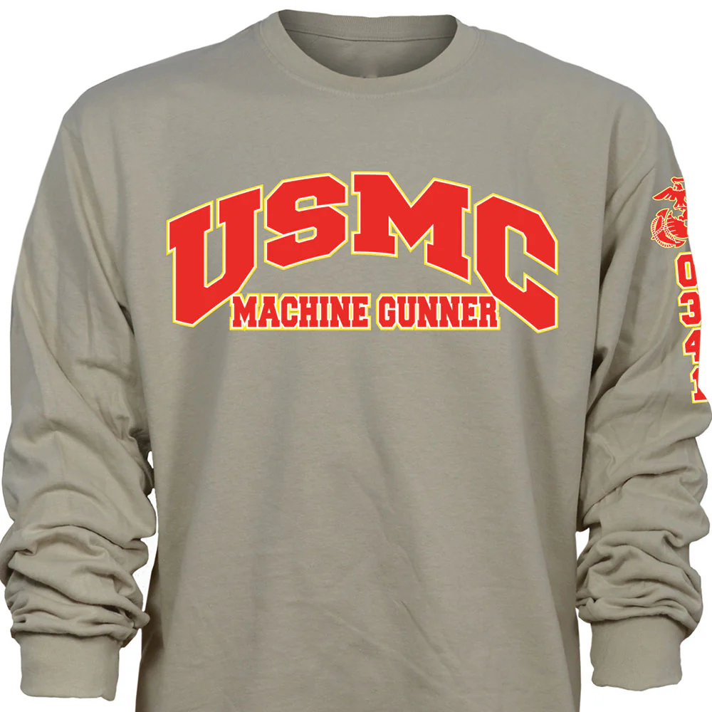 USMC MOS Long Sleeve T-Shirt - Image 5