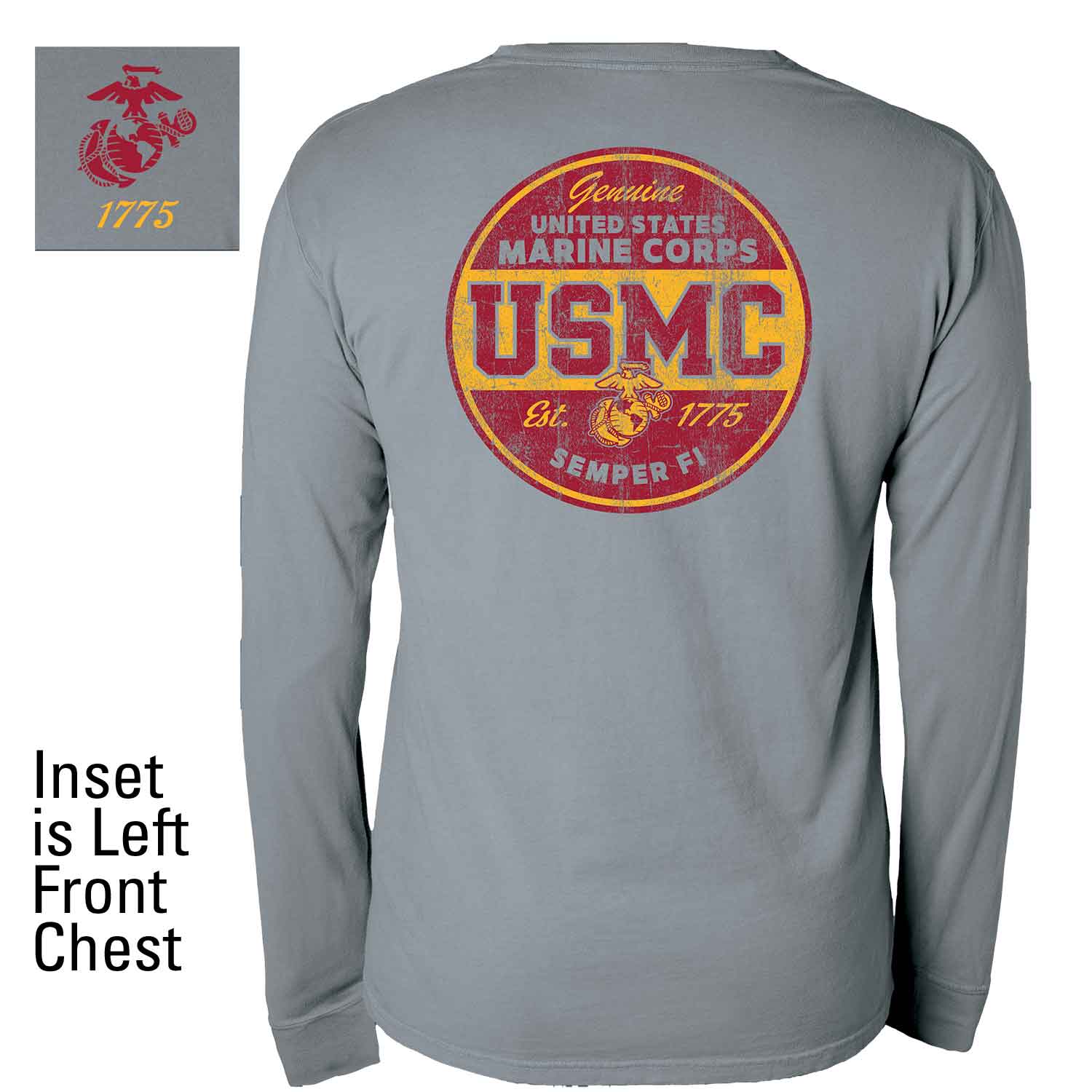ComfortWash Circle Logo Long Sleeve T-shirt - Image 4