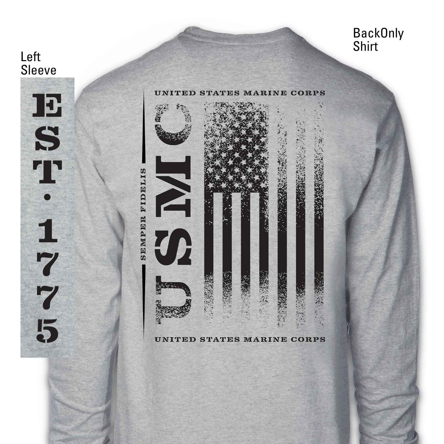 USA Flag Est. 1775 Long Sleeve - Image 2