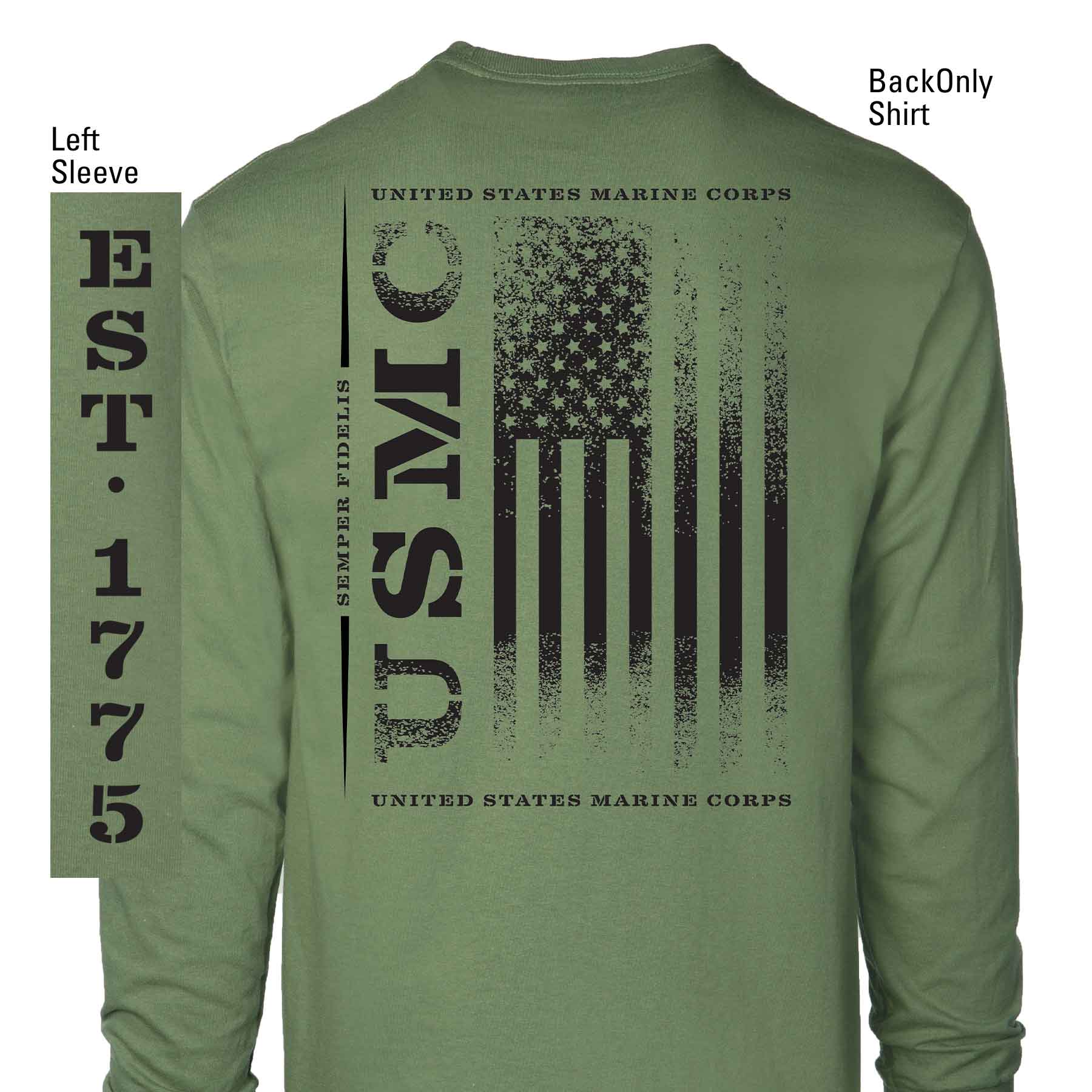 USA Flag Est. 1775 Long Sleeve - Image 4