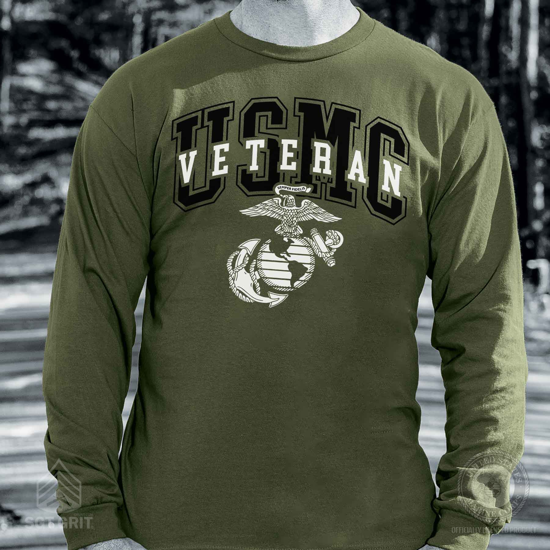 USMC Veteran Overlay Long Sleeve - Image 6