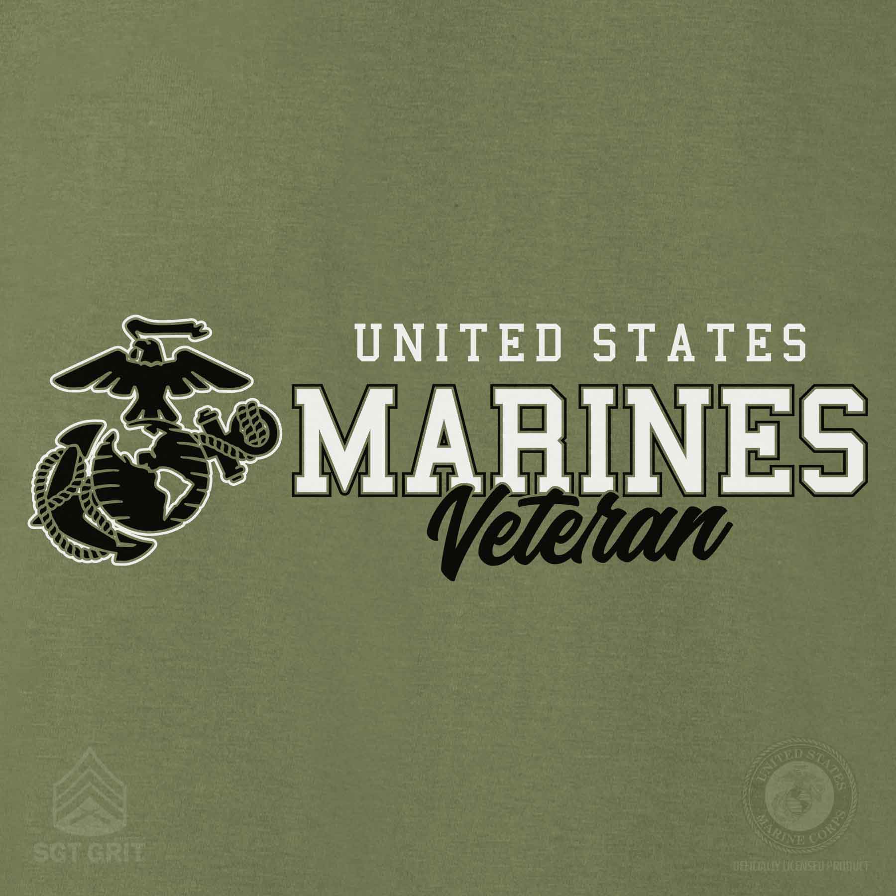 USMC Veteran Script Long Sleeve - Image 3