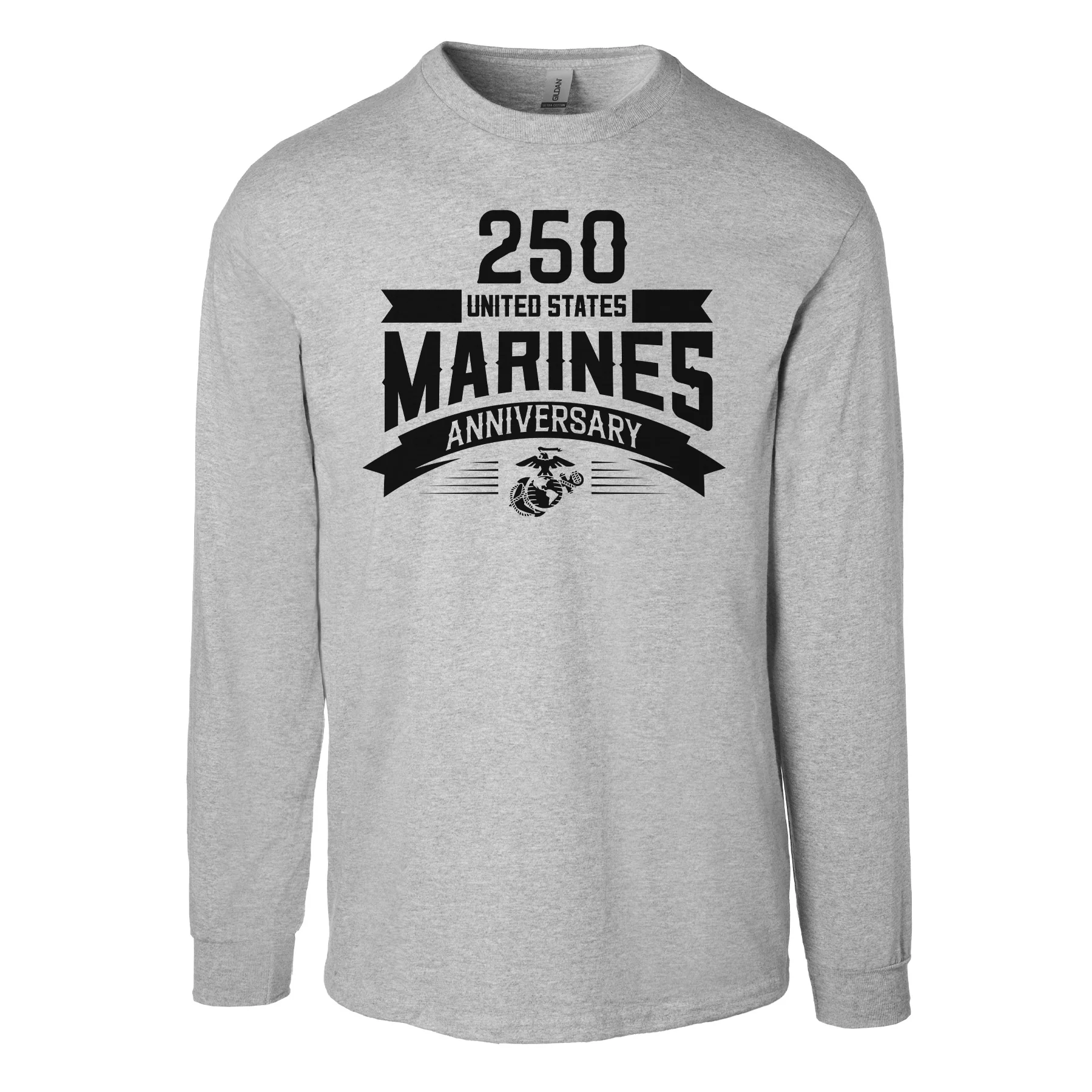 USMC 250th Anniversary Ribbon Long Sleeve Shirt - Image 4