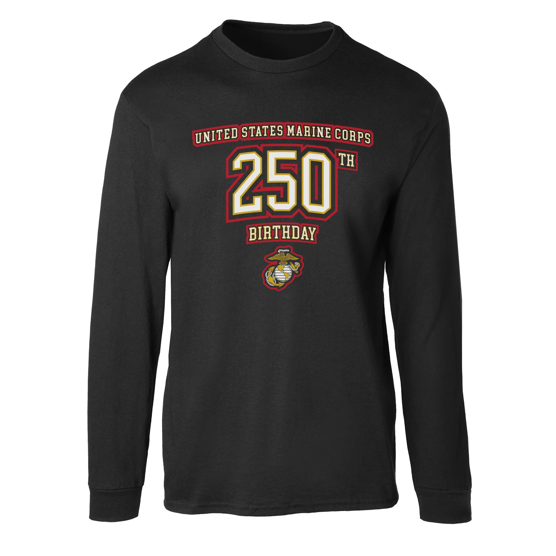 USMC 250th Birthday Athletic Long Sleeve Shirt