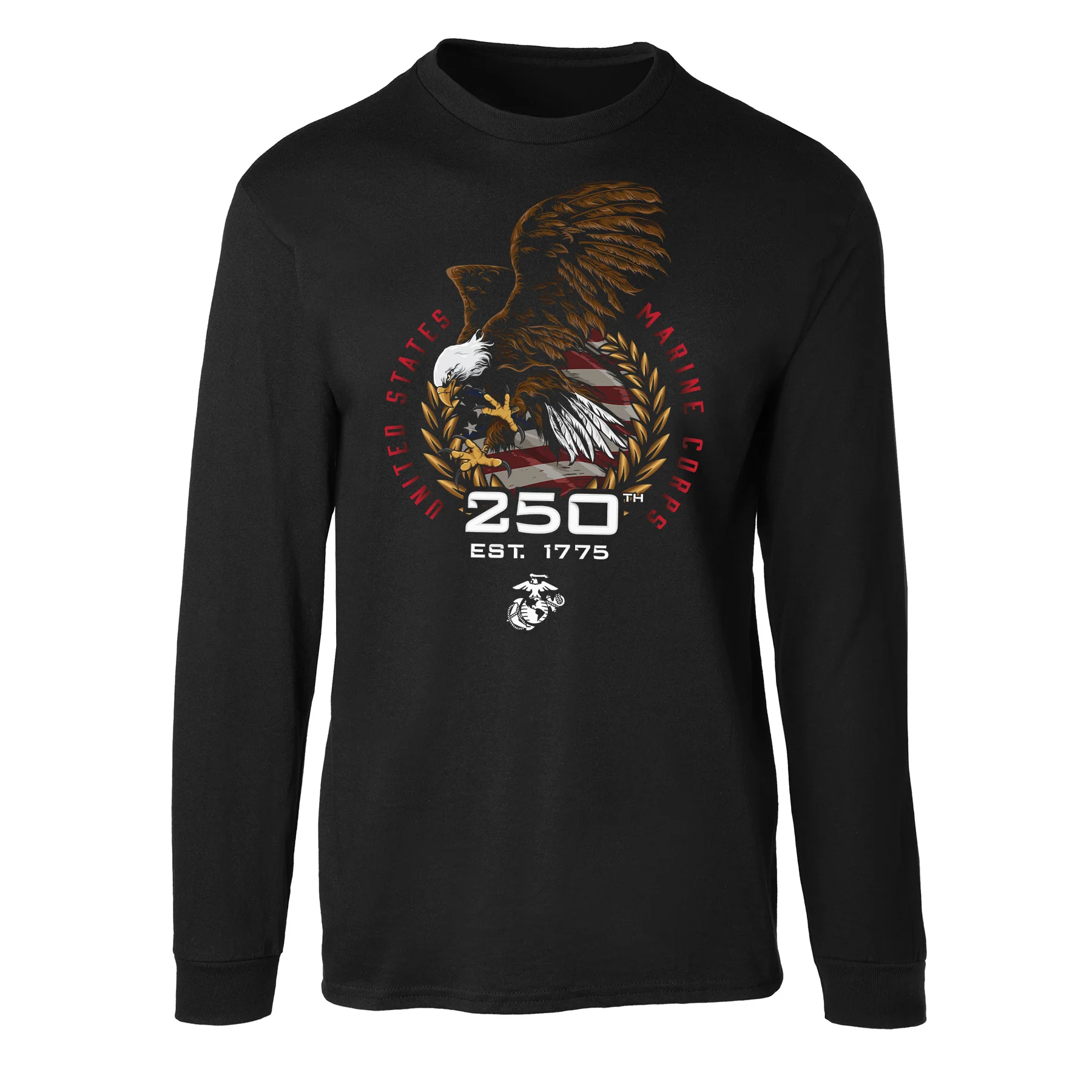 USMC 250th Anniversary Eagle Long Sleeve Shirt