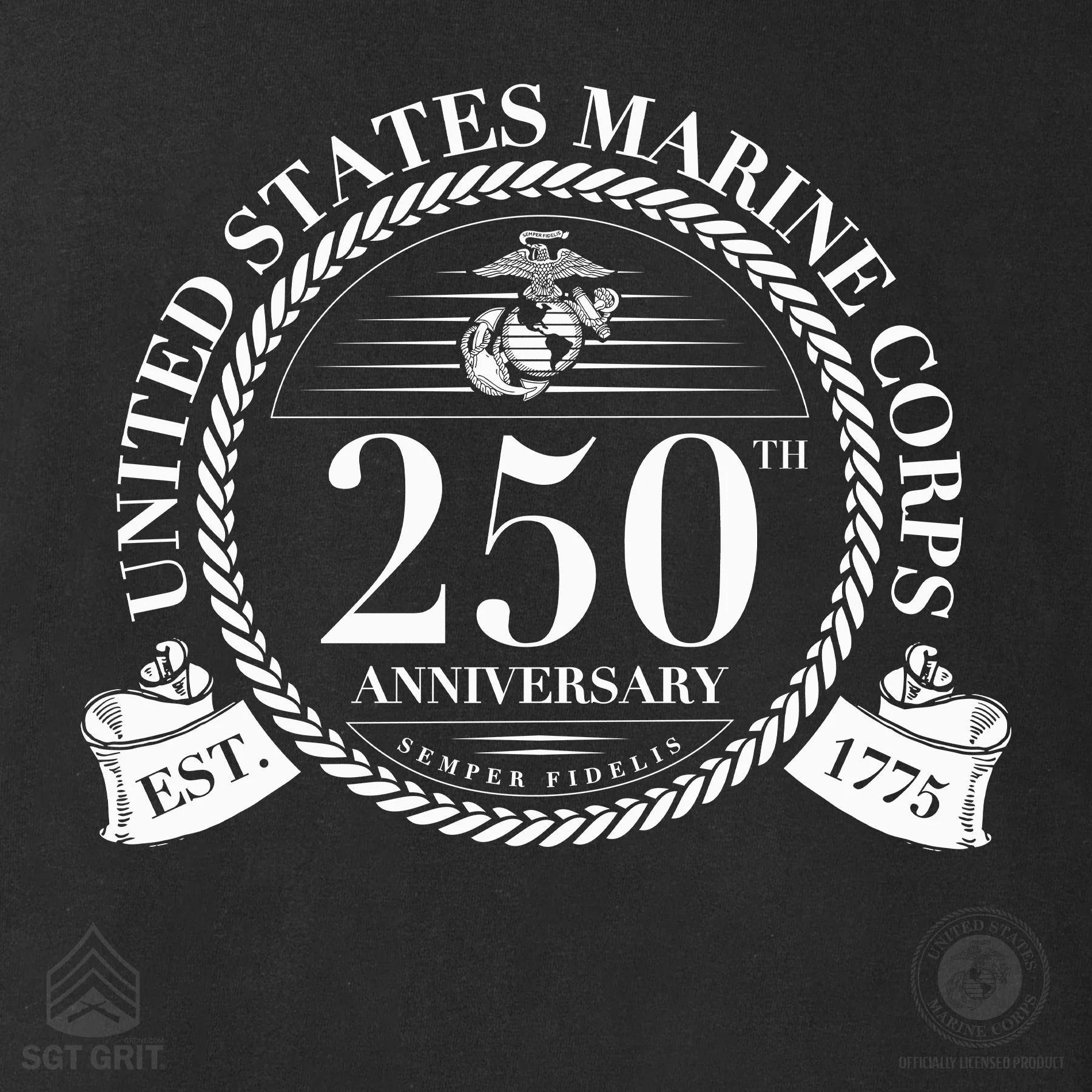 USMC 250th Anniversary Formal Long Sleeve Shirt - Image 3