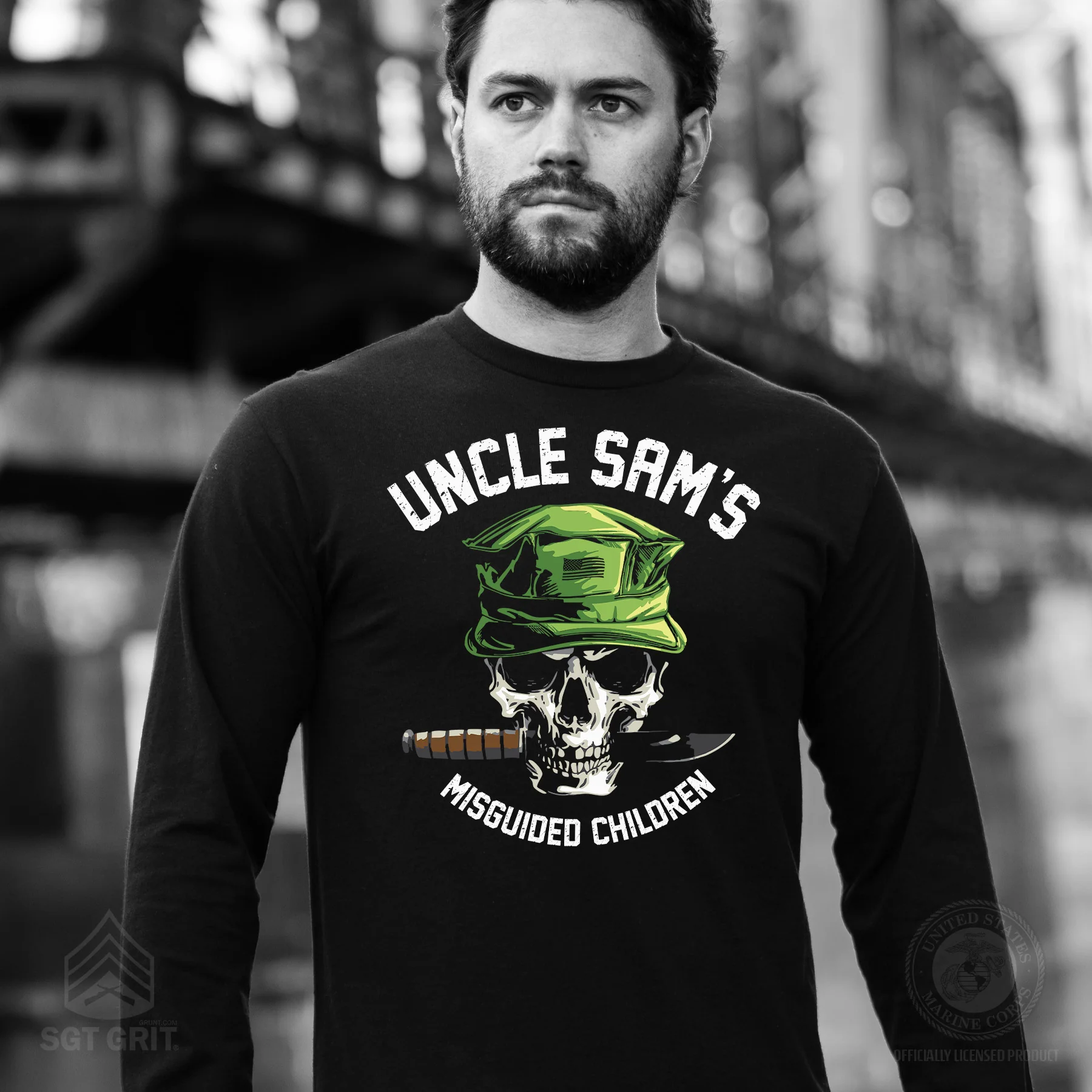 Uncle Sam's Misguided Children Long Sleeve Shirt - Image 2