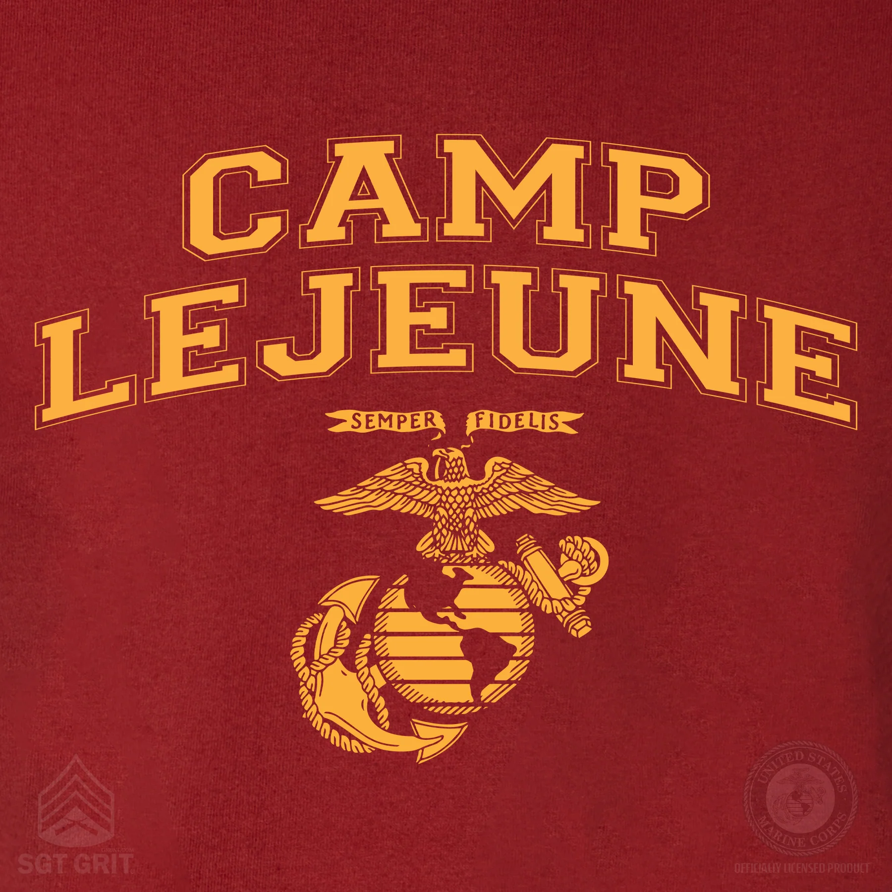Marine Corps Base Collegiate EGA Long Sleeve T-Shirt - Image 22