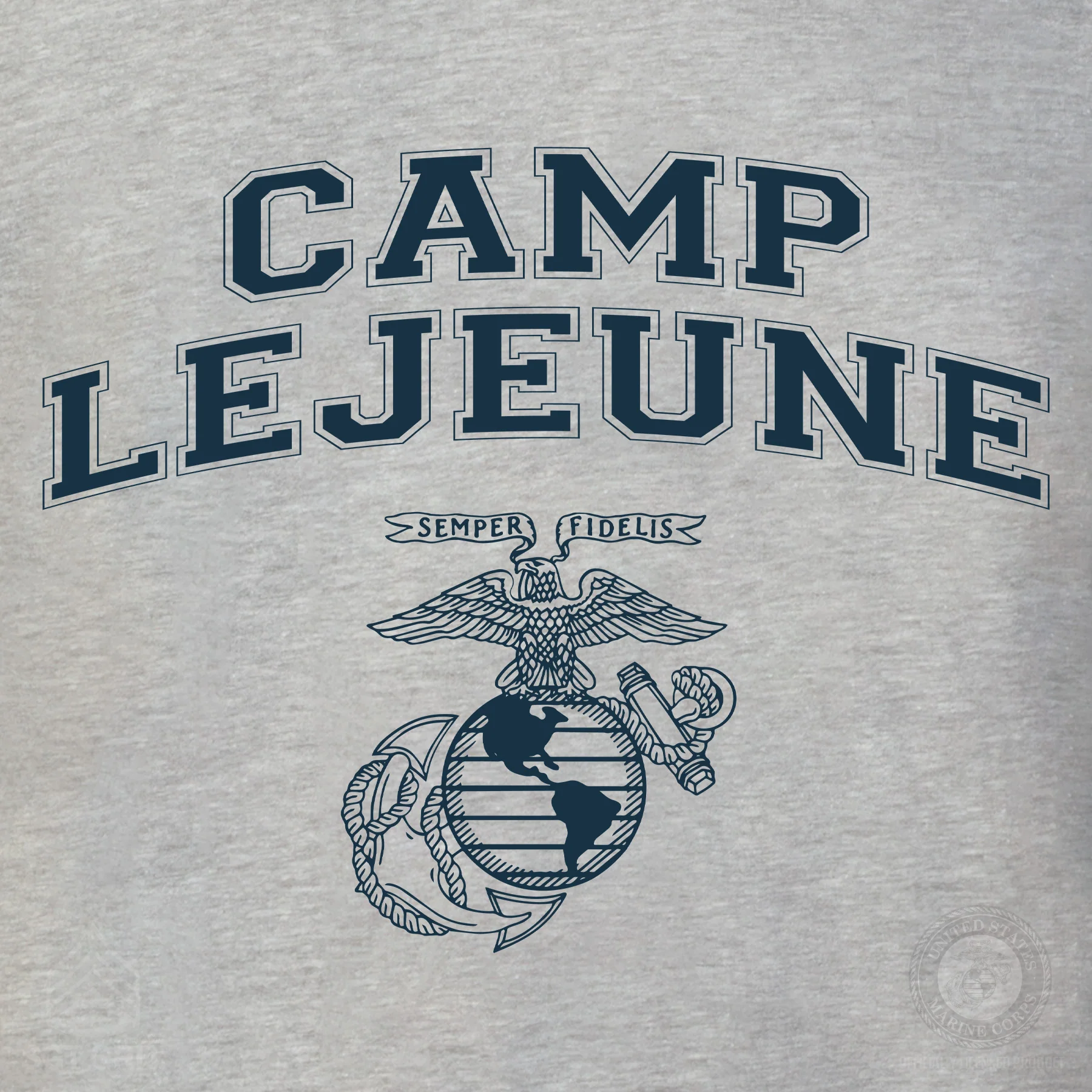 Marine Corps Base Collegiate EGA Long Sleeve T-Shirt - Image 23