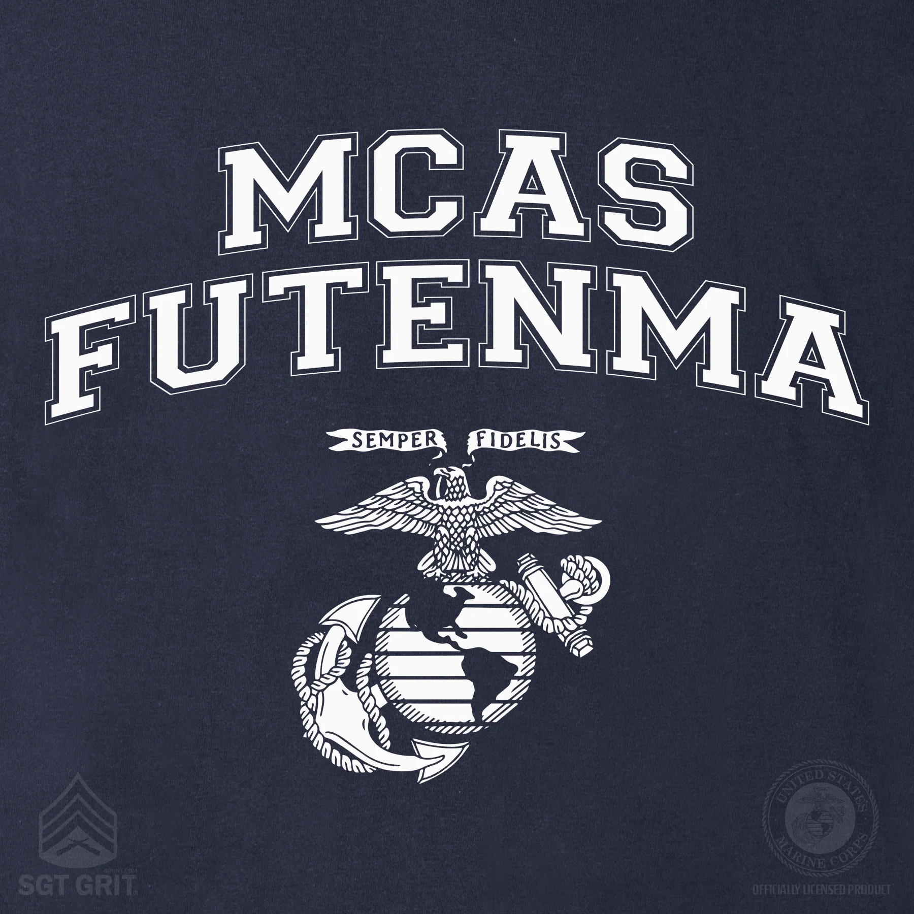 Marine Corps Base Collegiate EGA Long Sleeve T-Shirt - Image 29