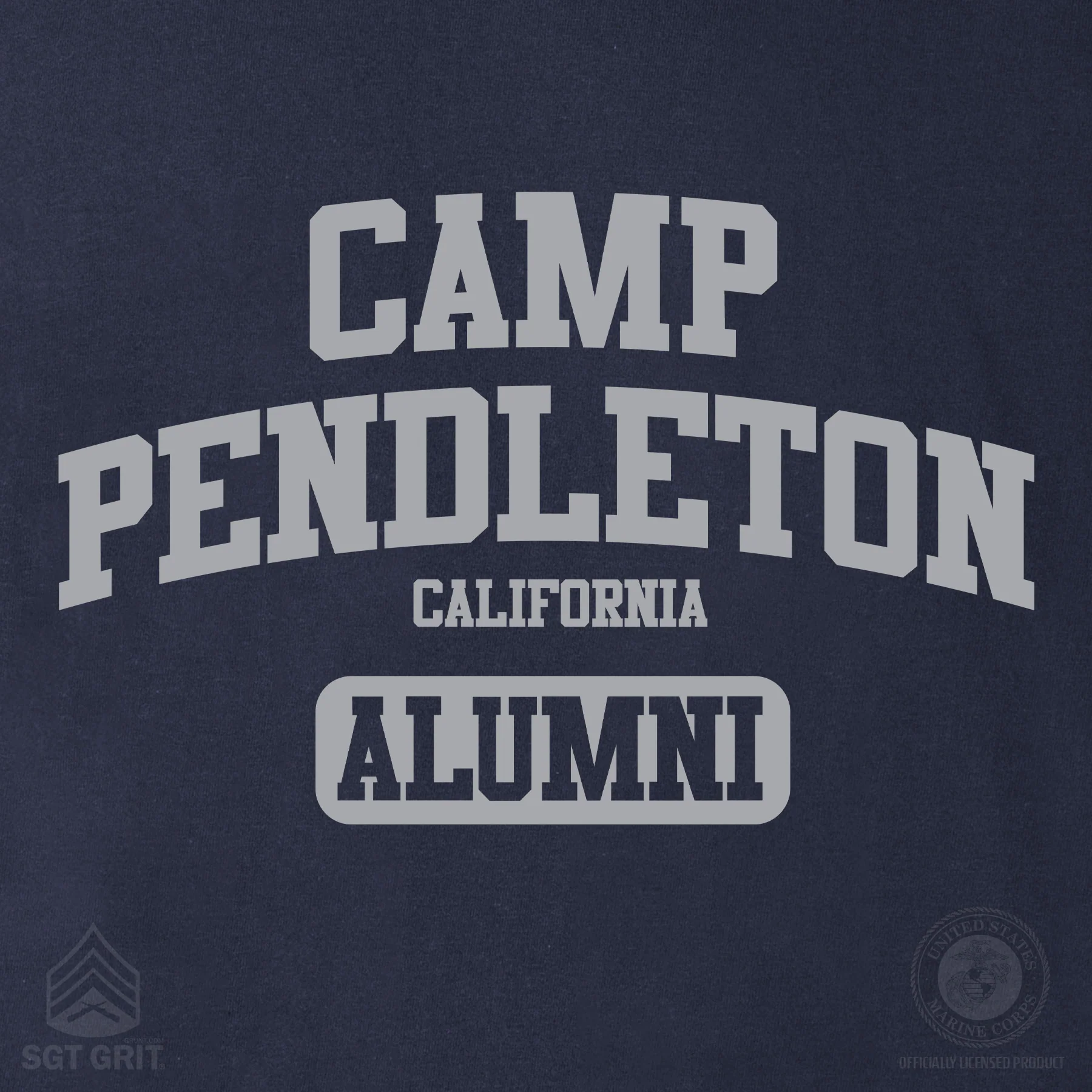 Marine Corps Camp Collegiate Alumni Long Sleeve T-Shirt - Image 48