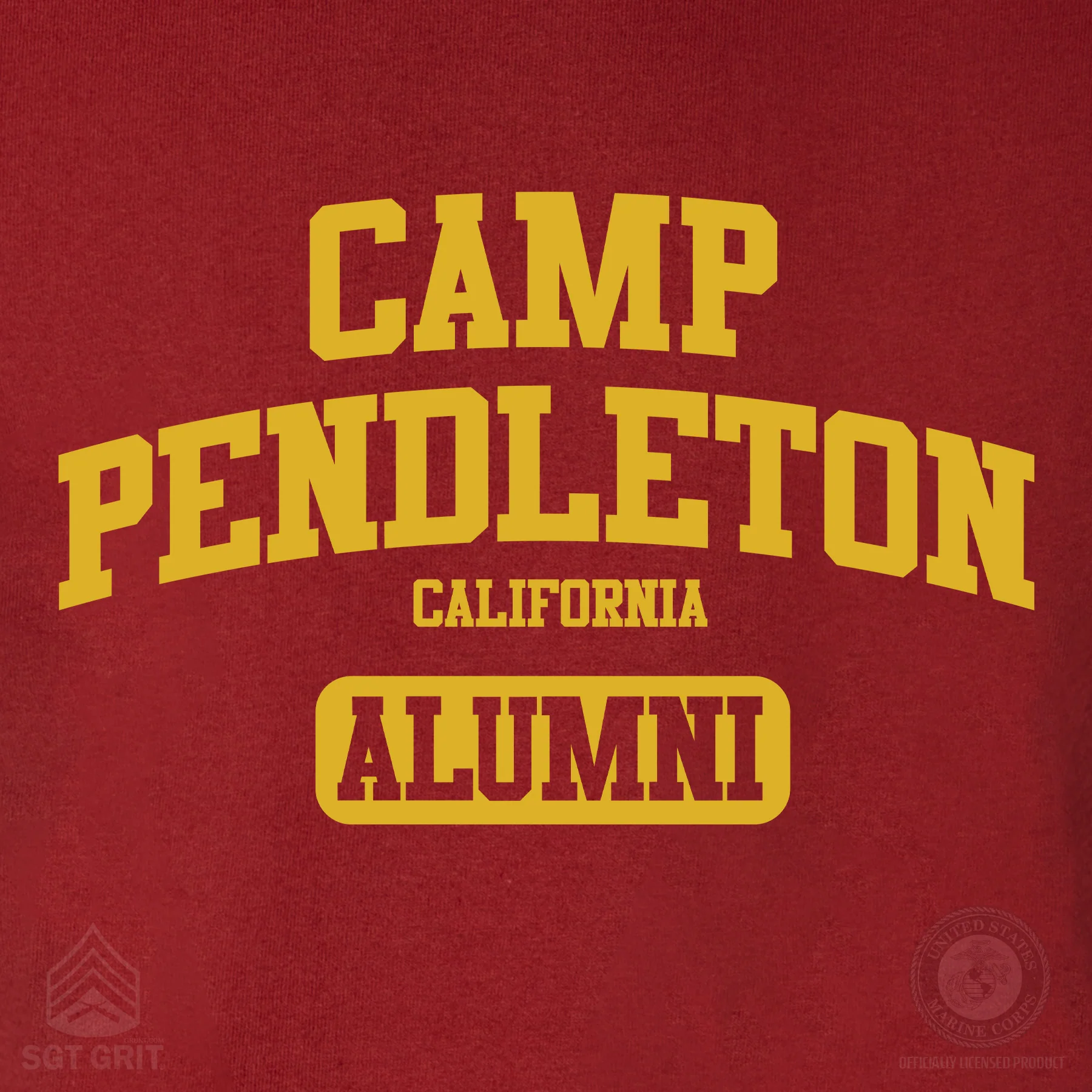 Marine Corps Camp Collegiate Alumni Long Sleeve T-Shirt - Image 51