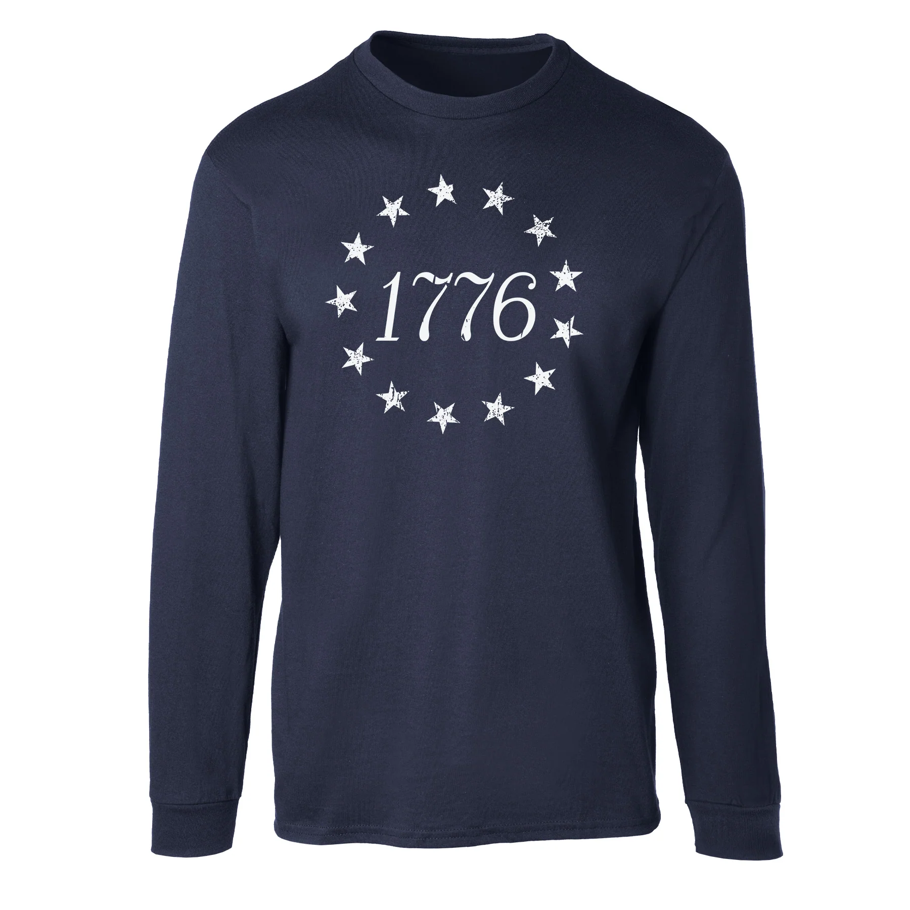 1776 Betsy Ross Flag Long Sleeve T-Shirt