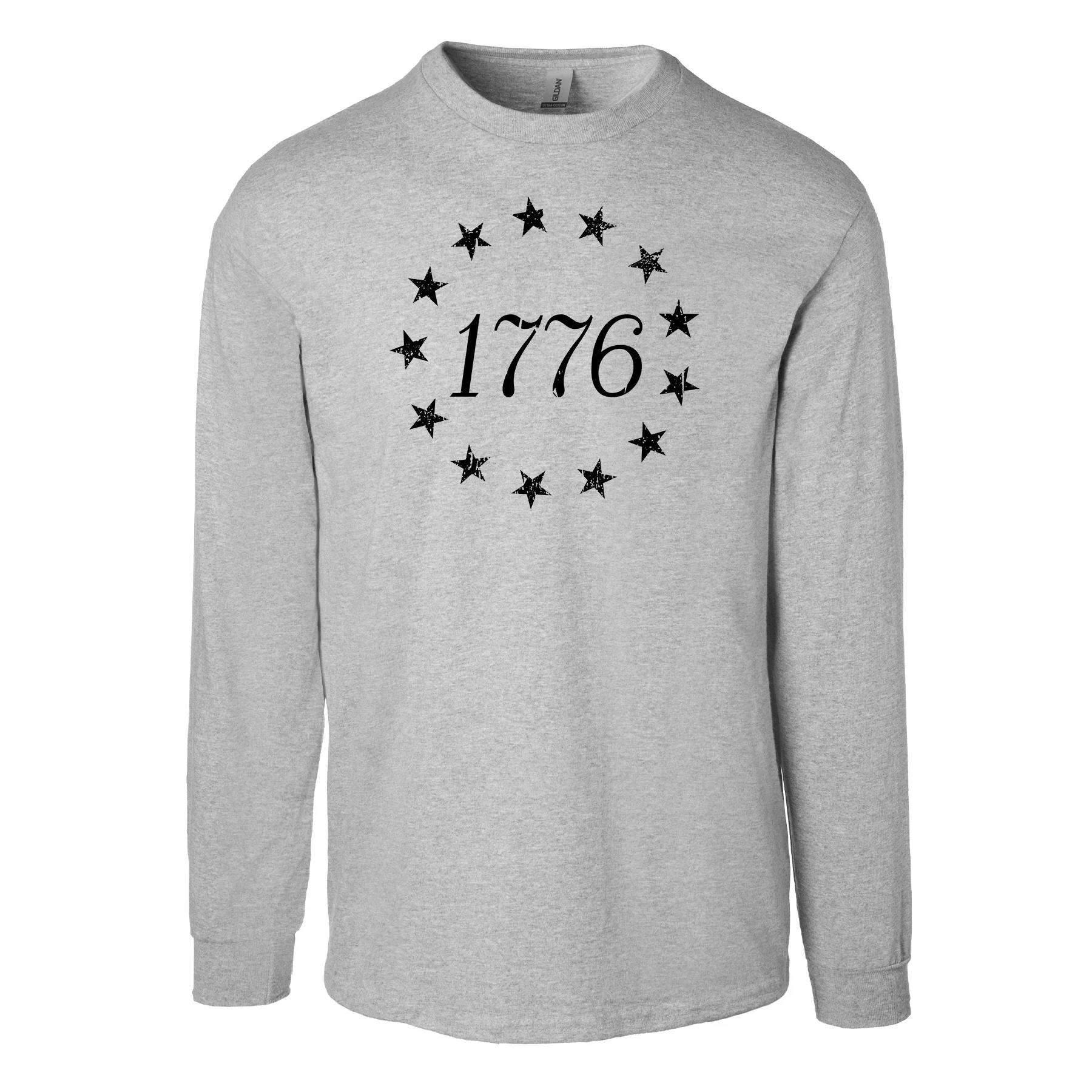 1776 Betsy Ross Flag Long Sleeve T-Shirt - Image 4