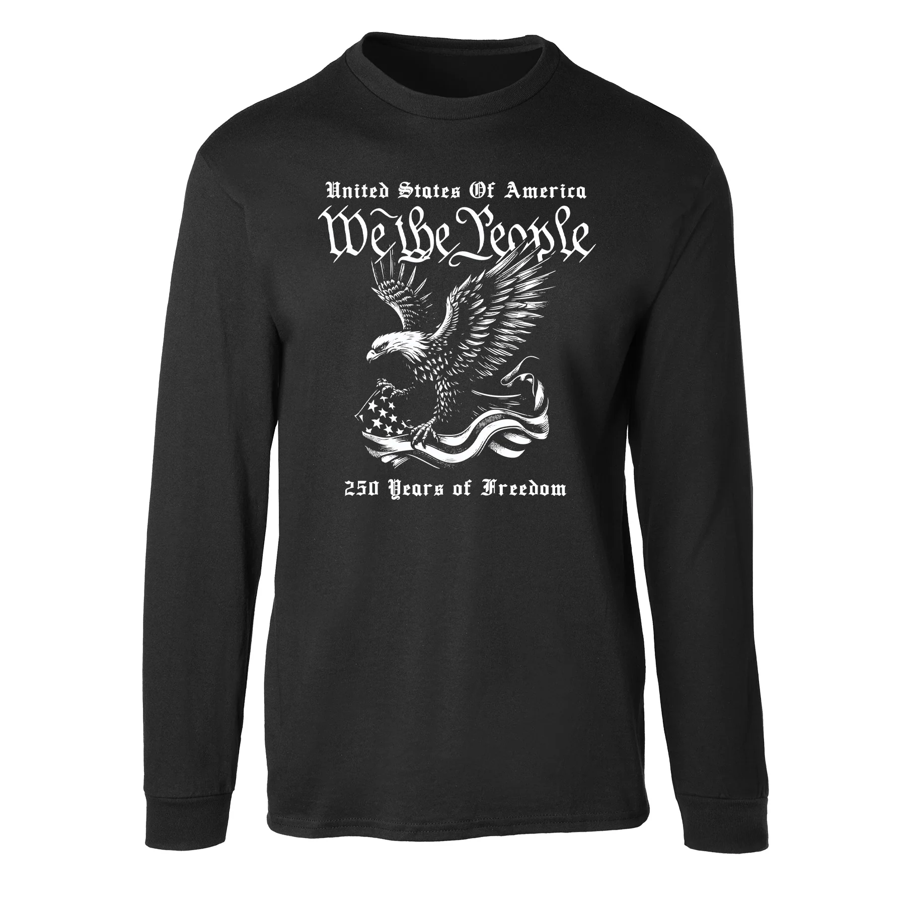 We The People 250 Years Eagle Long Sleeve T-Shirt - Image 4