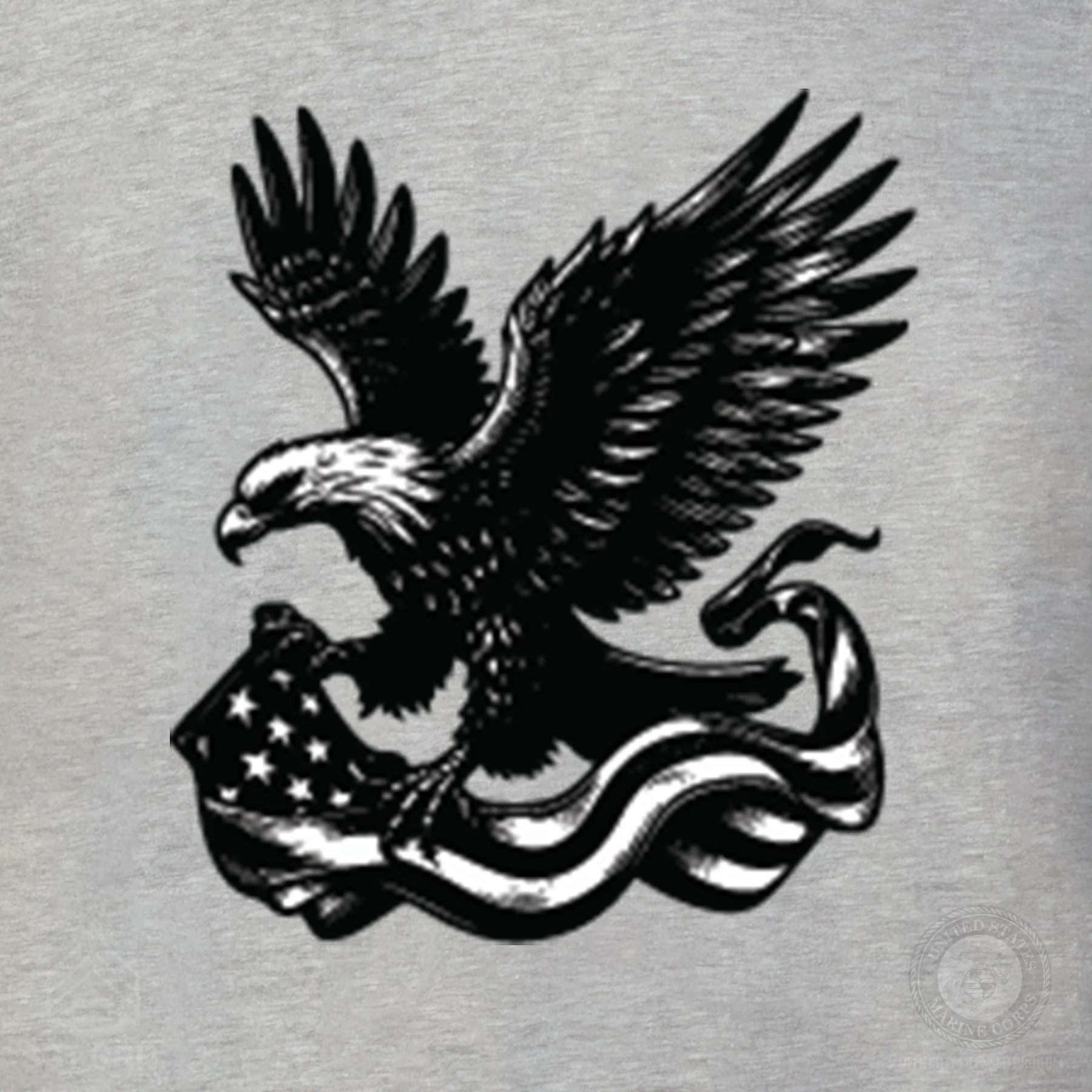 We The People 250 Years Eagle Long Sleeve T-Shirt- Back Design - Image 13