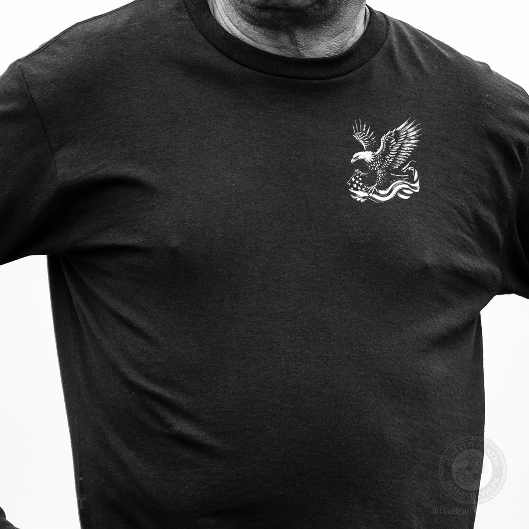 We The People 250 Years Eagle Long Sleeve T-Shirt- Back Design - Image 2