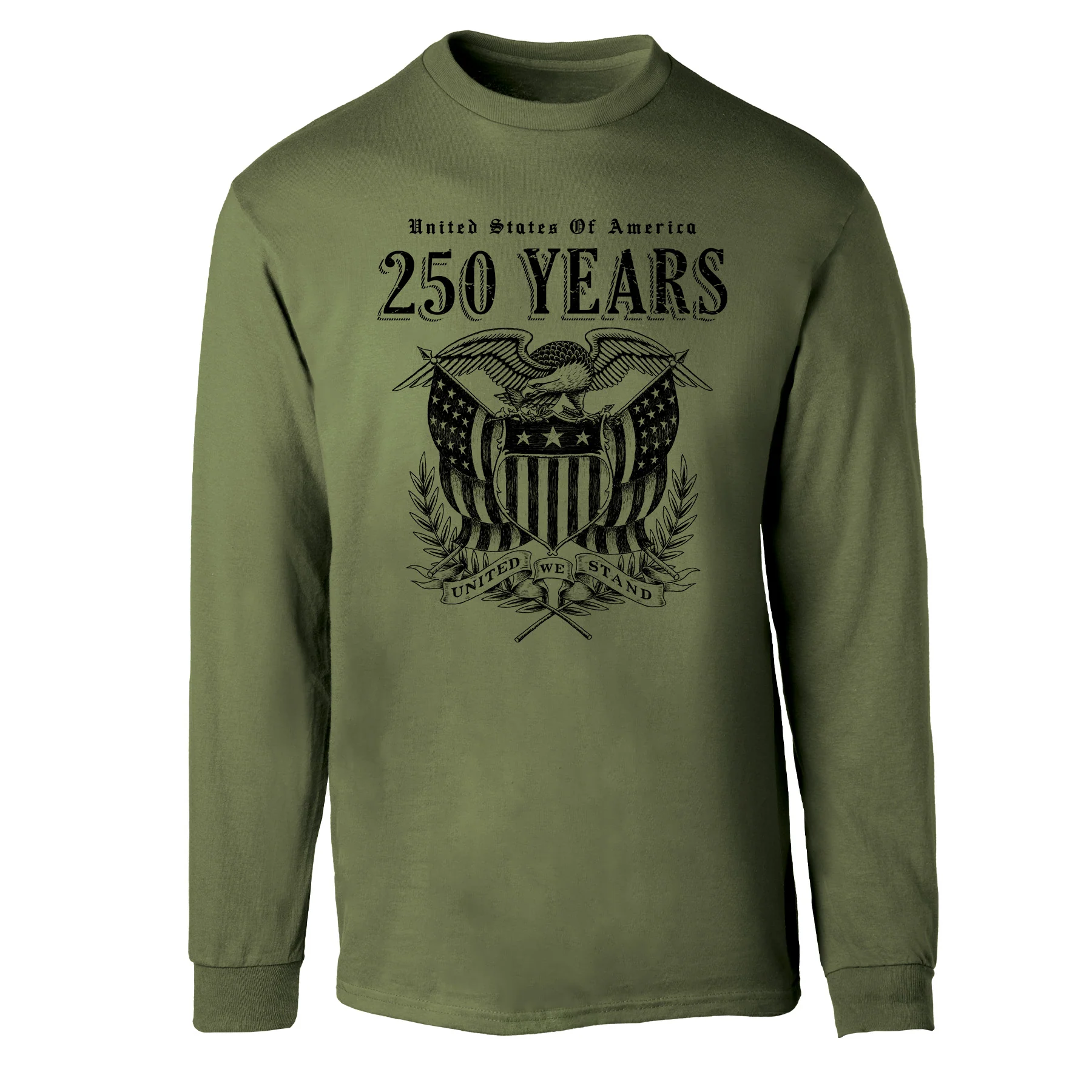 250 Years United We Stand Long Sleeve T-Shirt