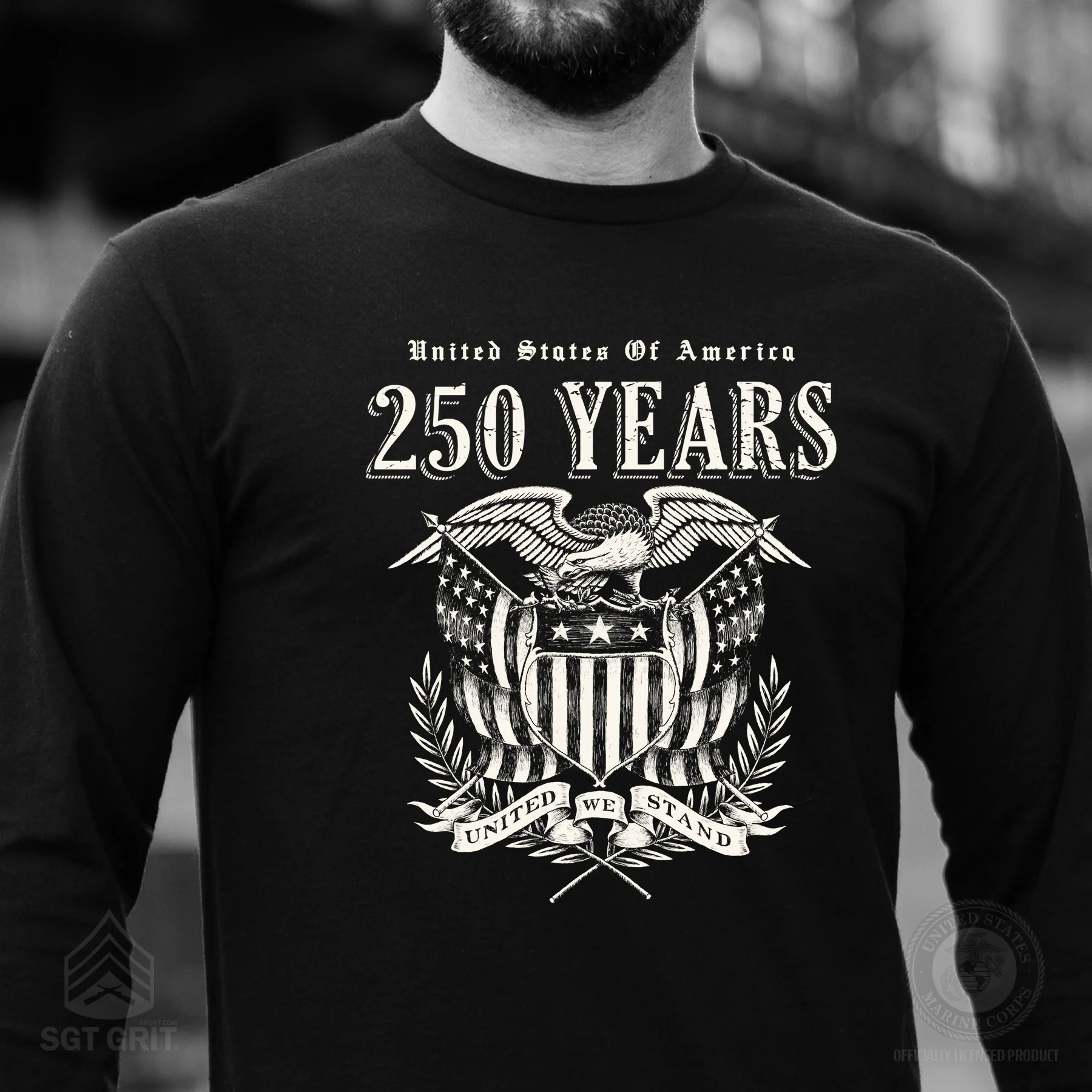 250 Years United We Stand Long Sleeve T-Shirt - Image 5