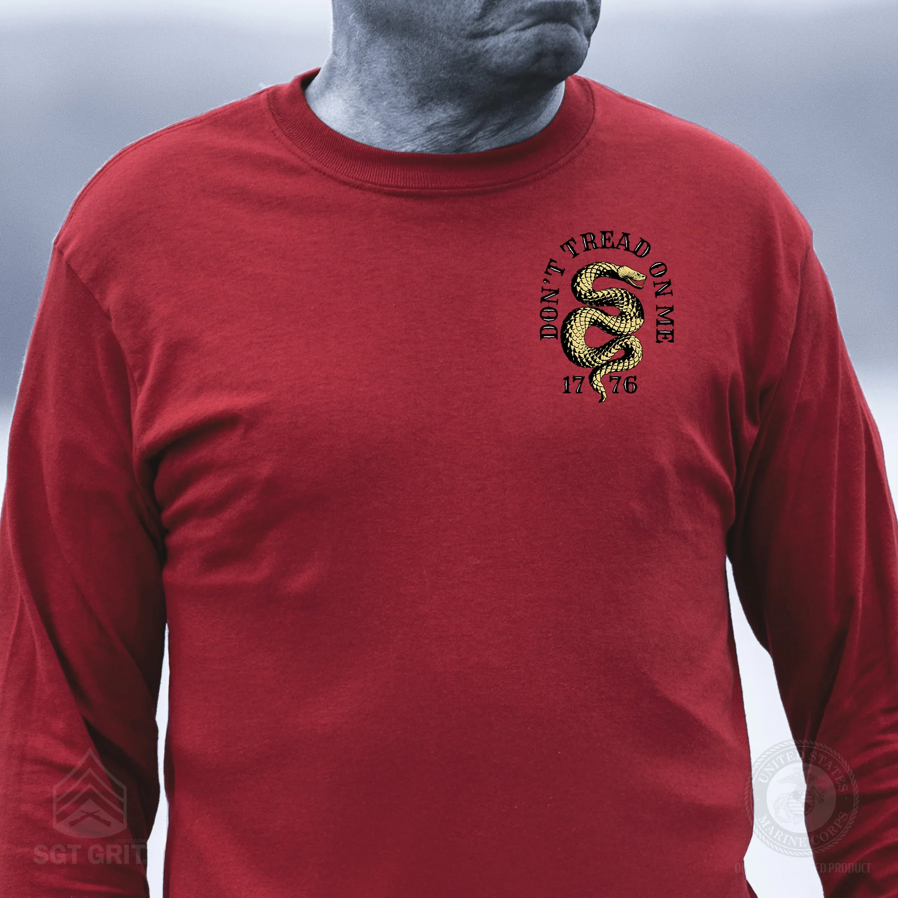 Don’t Tread On Me 1776 Long Sleeve T-Shirt - Image 3