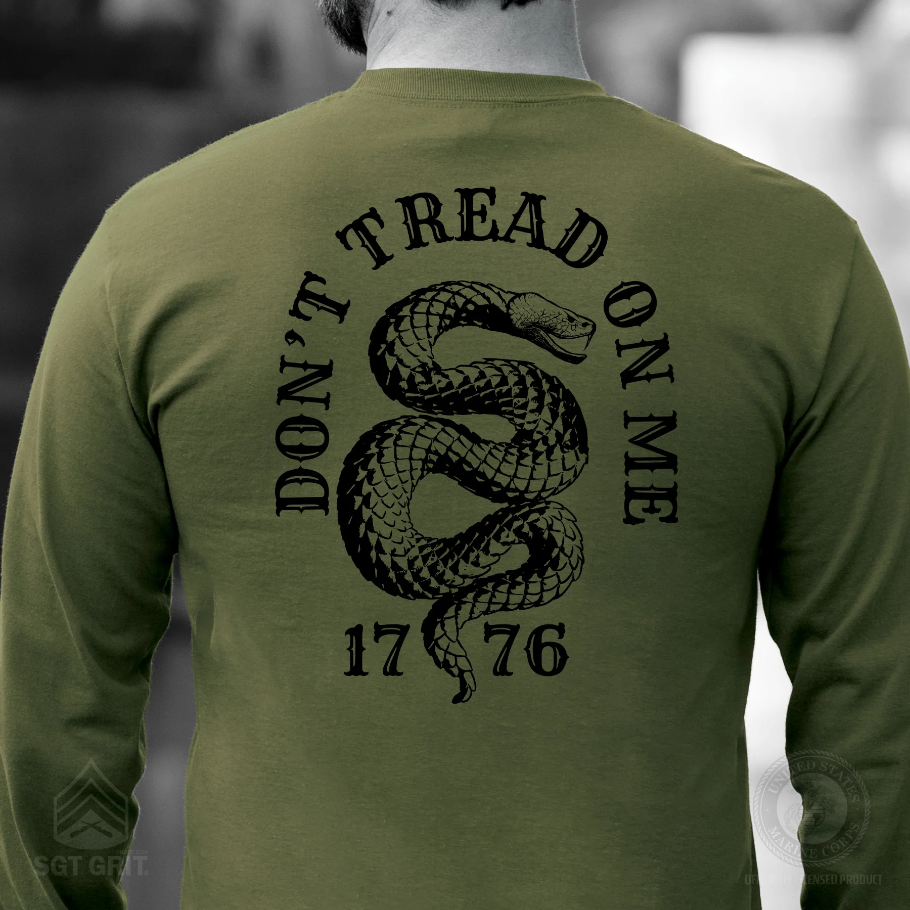 Don’t Tread On Me 1776 Long Sleeve T-Shirt - Image 4